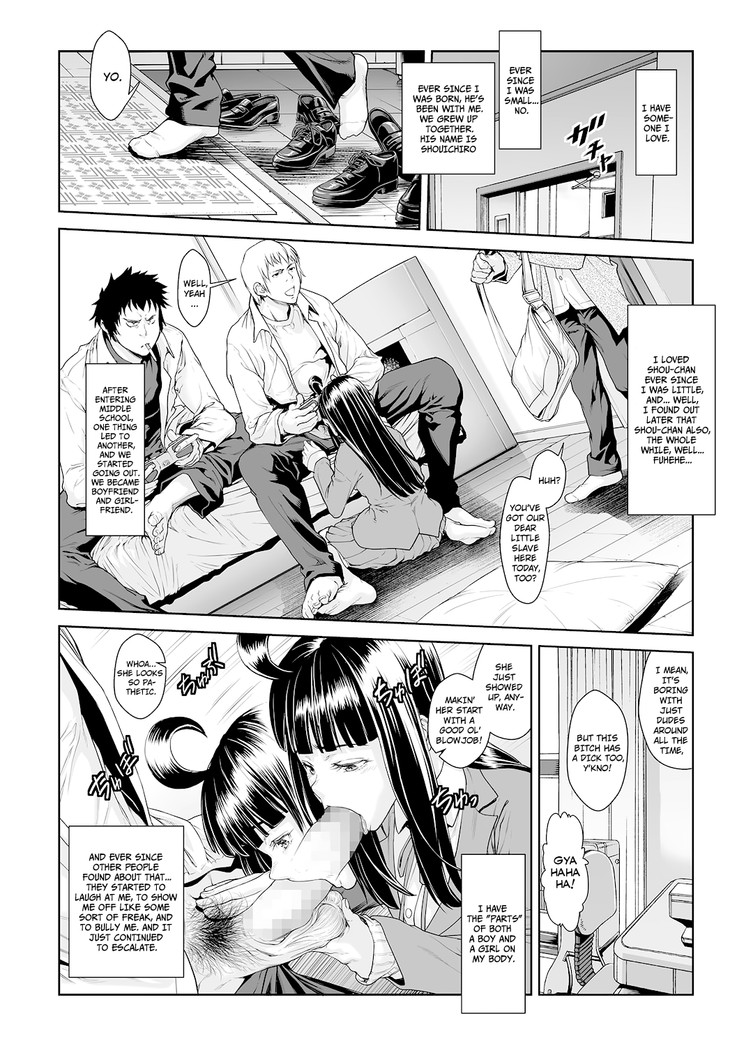 [三乳亭しん太] ちんぽつき いじめられっ娘 第9話 (コミック Mate legend Vol.13 2017年2月号) [英訳] [DL版]