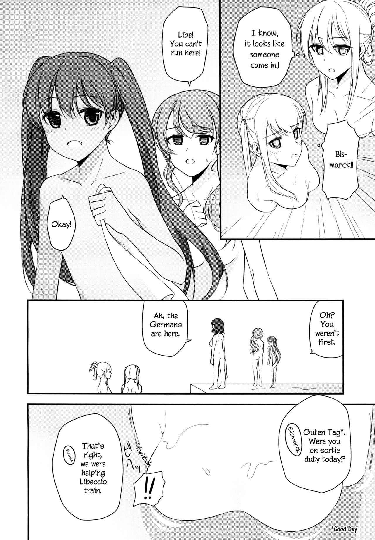 (COMIC1☆10) [Corgi army (ふじみつ)] JACKE WIE HOSE (艦隊これくしょん -艦これ-) [英訳]