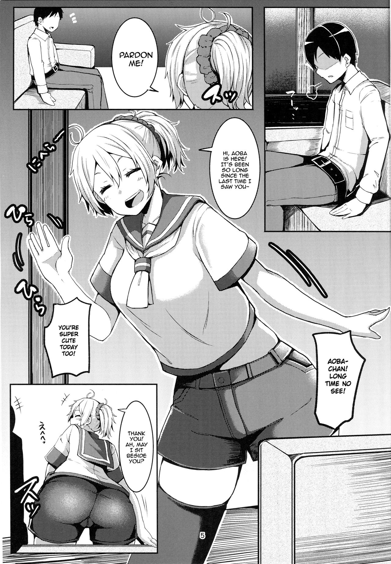 (C89) [Triple Luck (みよし)] もっと青葉ックス (艦隊これくしょん -艦これ-) [英訳]