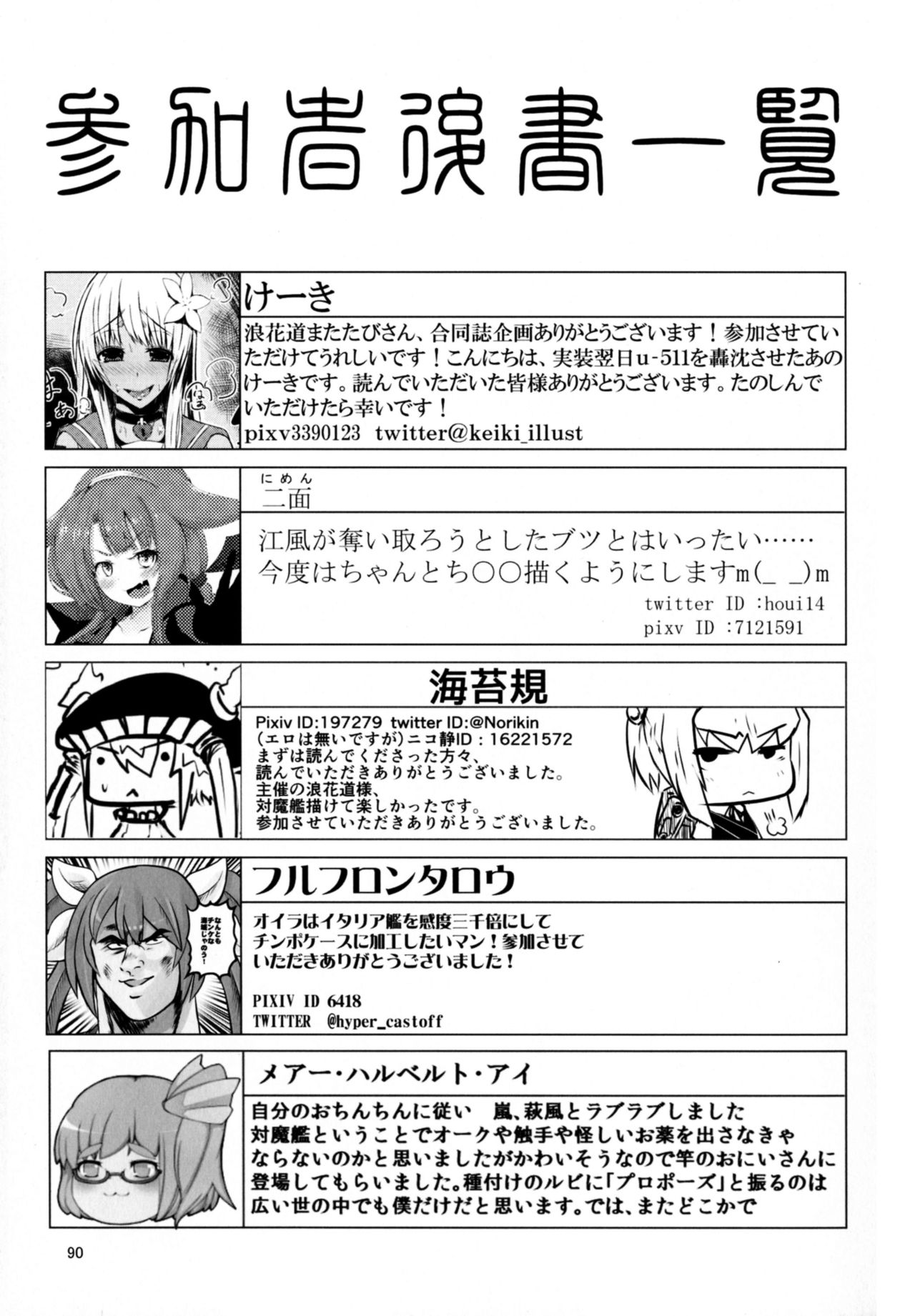[卍天堂書店 (よろず)] 対魔艦これ～対魔艦娘合同誌～ (艦隊これくしょん -艦これ-) [DL版]