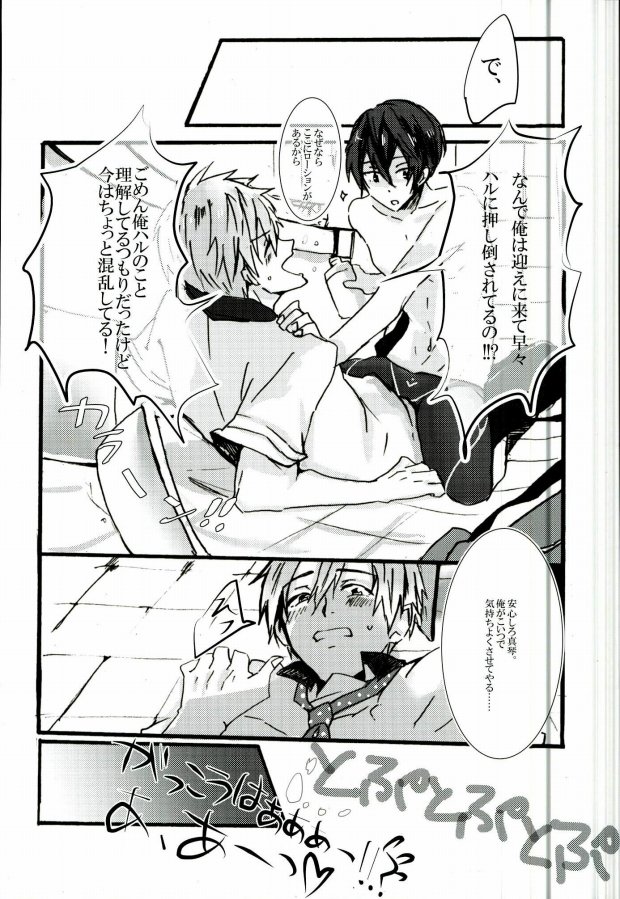 (恋愛自由形! entry2) [nr-wsb (U-YA)] はるまこエロホン (Free!)