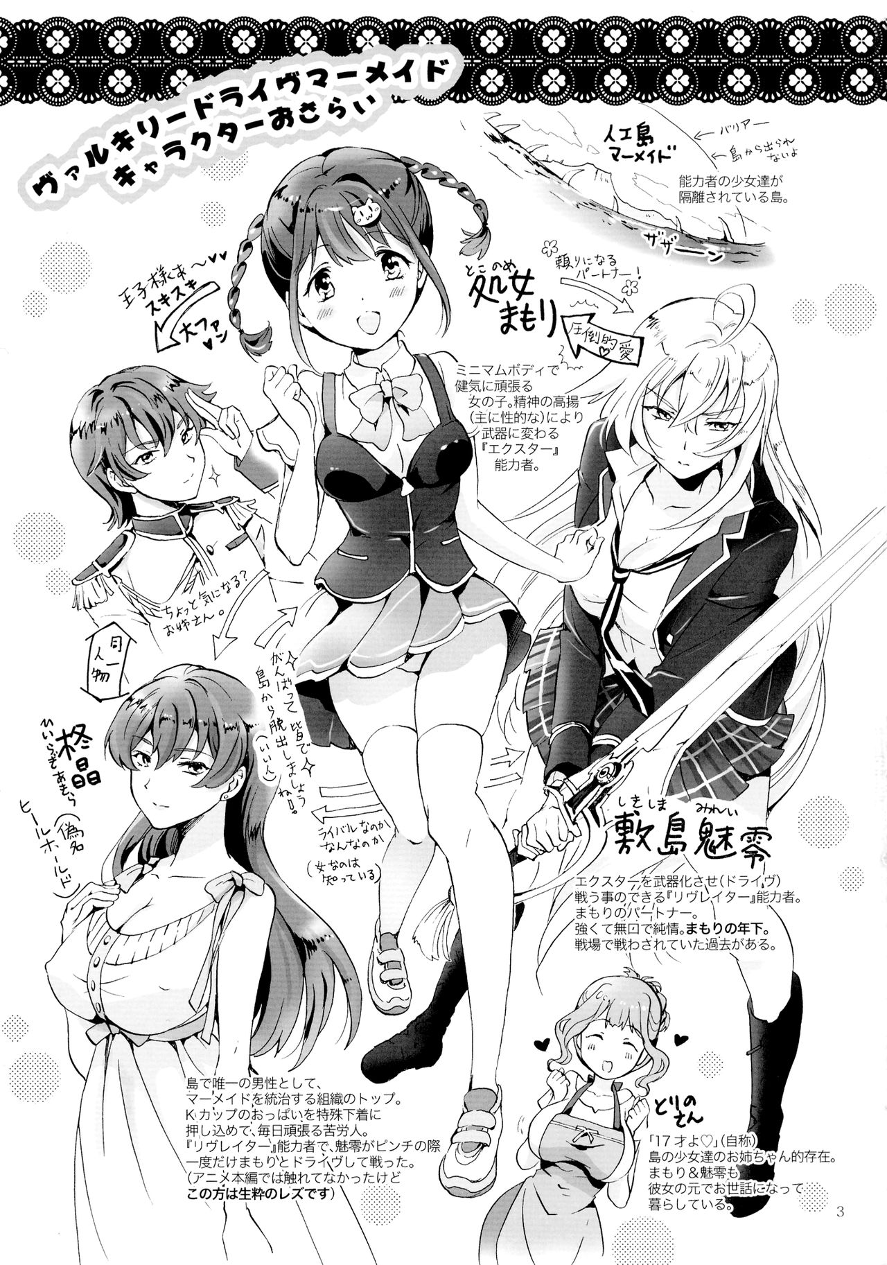 (Girls Love Festival 17) [peachpulsar (みら)] ドライヴできない! (Valkyrie Drive -Mermaid-) [英訳]