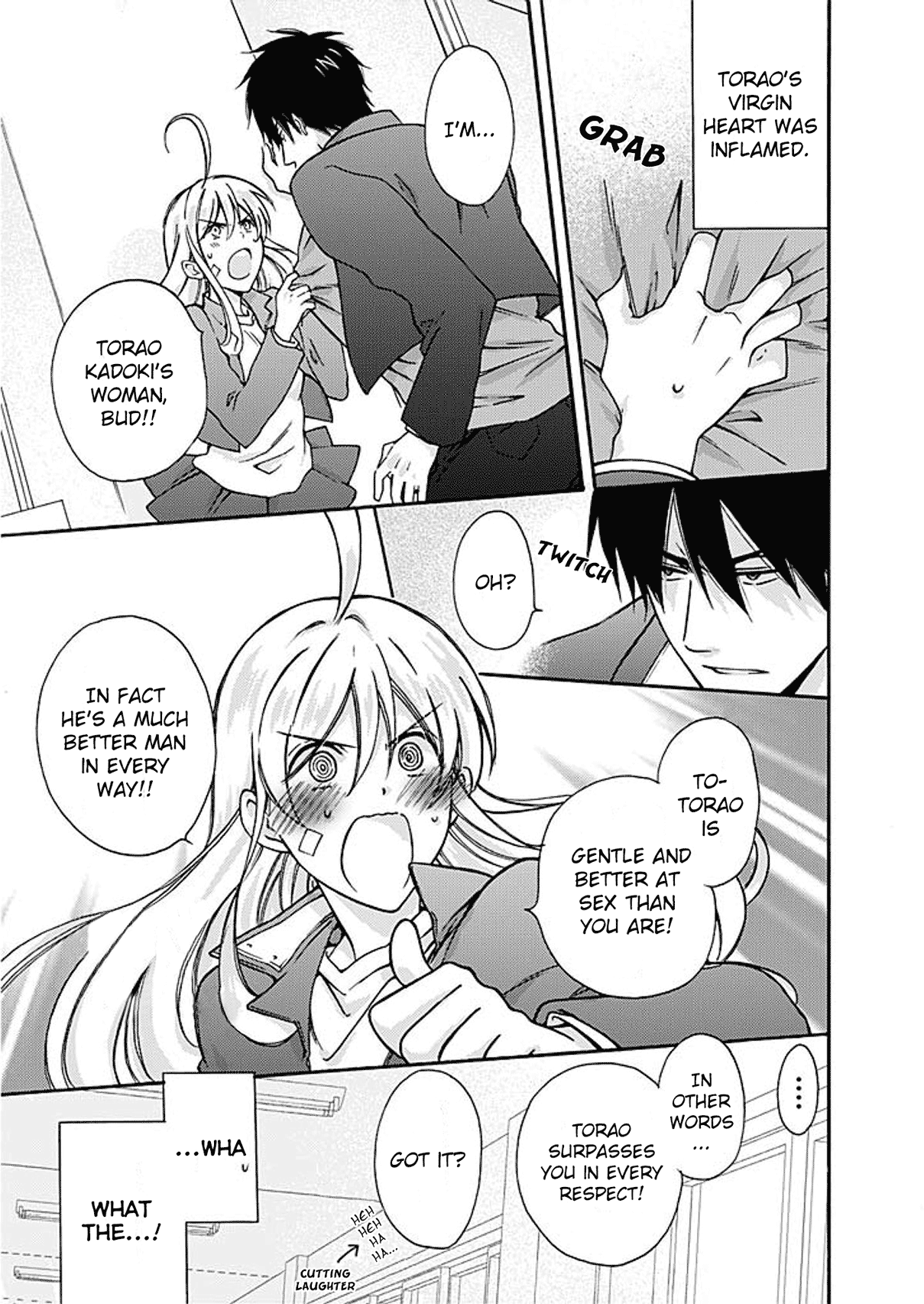 [高尾鷹浬] 女体化ヤンキー学園☆オレのハジメテ、狙われてます。 2 [英訳]