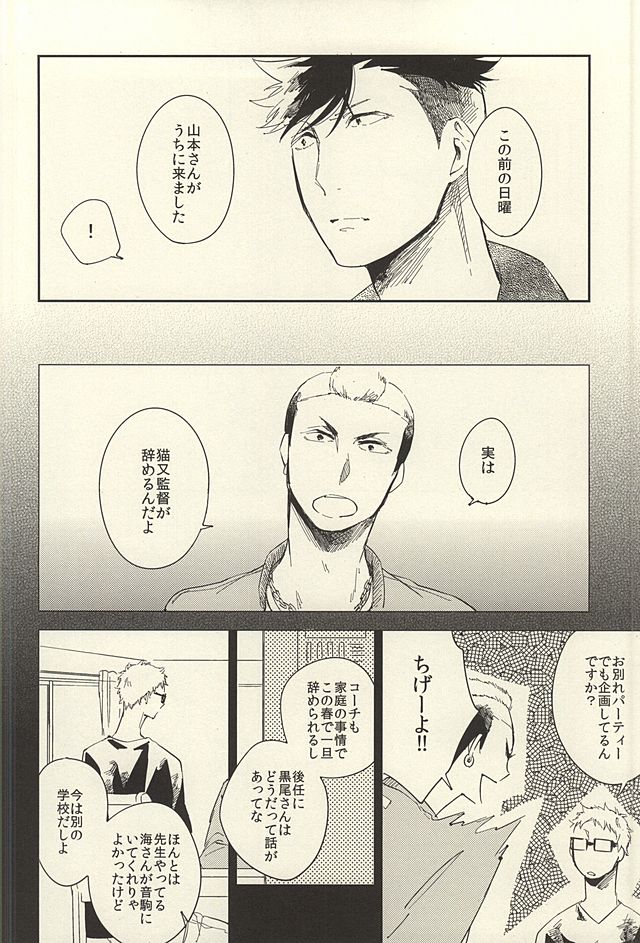 (SUPER24) [sesso-74 (ハルマコ)] 煙草の火が消えるころ (ハイキュー!!)
