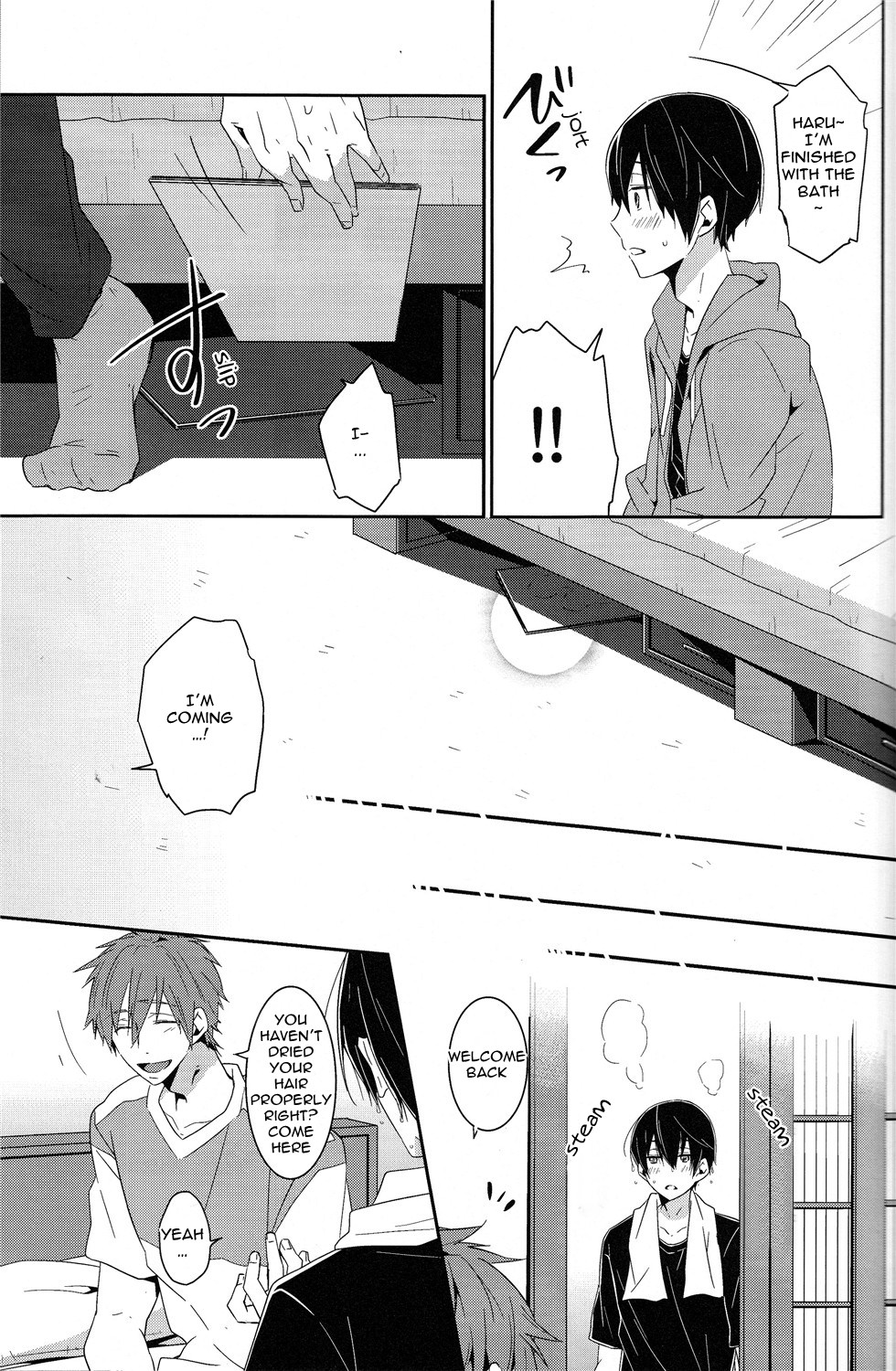 (恋愛サバイバル3) [KH. (有紀)] 全編妄想でお送りしております。 (Free!) [英訳]