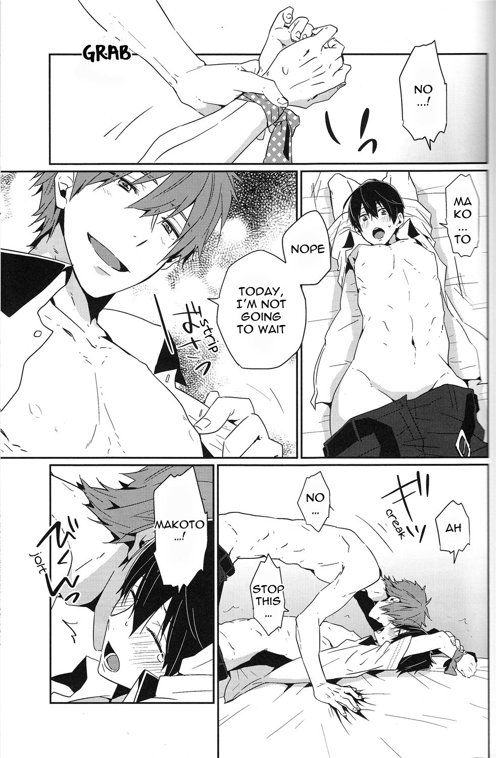 (恋愛サバイバル3) [KH. (有紀)] 全編妄想でお送りしております。 (Free!) [英訳]