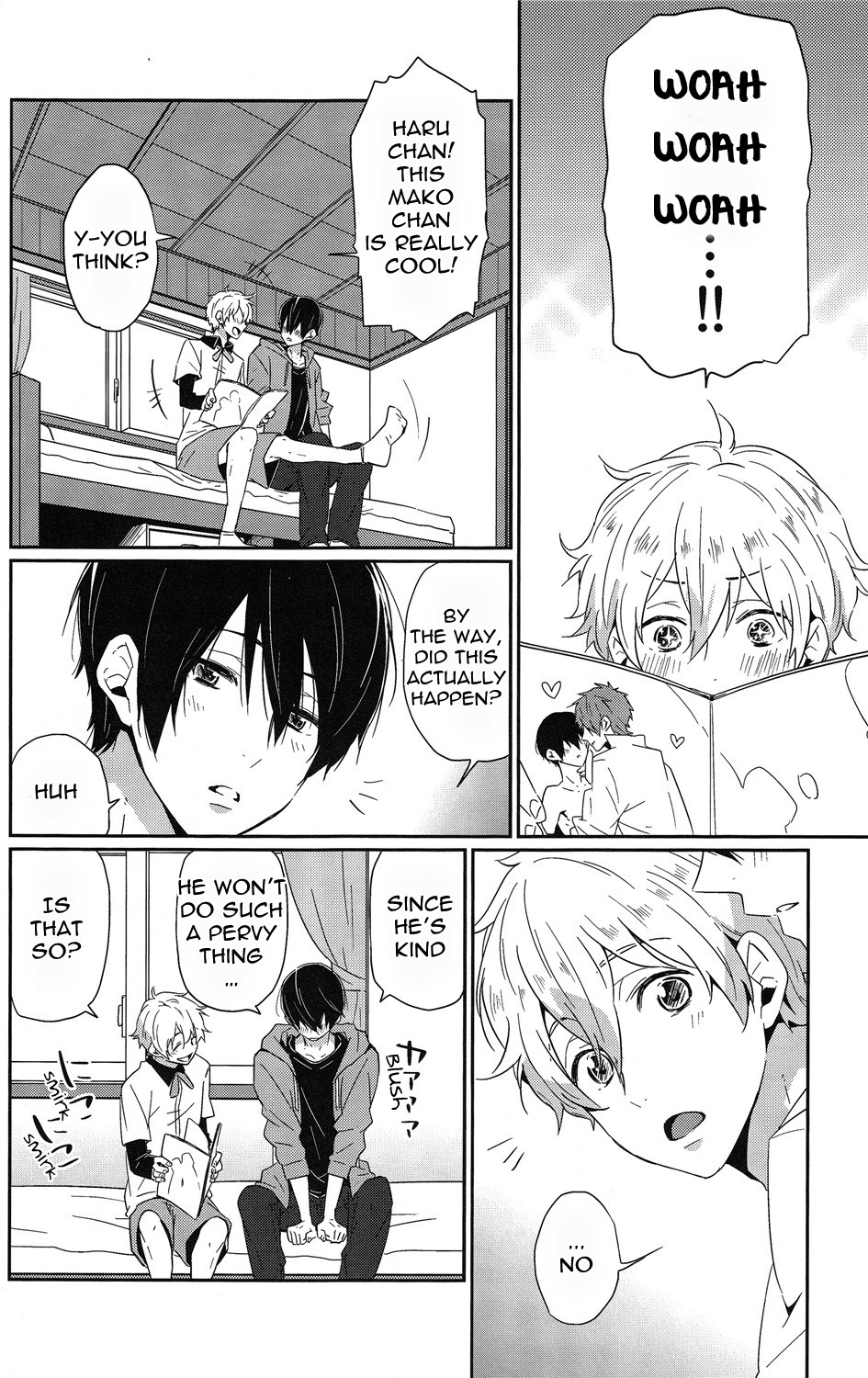 (恋愛サバイバル3) [KH. (有紀)] 全編妄想でお送りしております。 (Free!) [英訳]