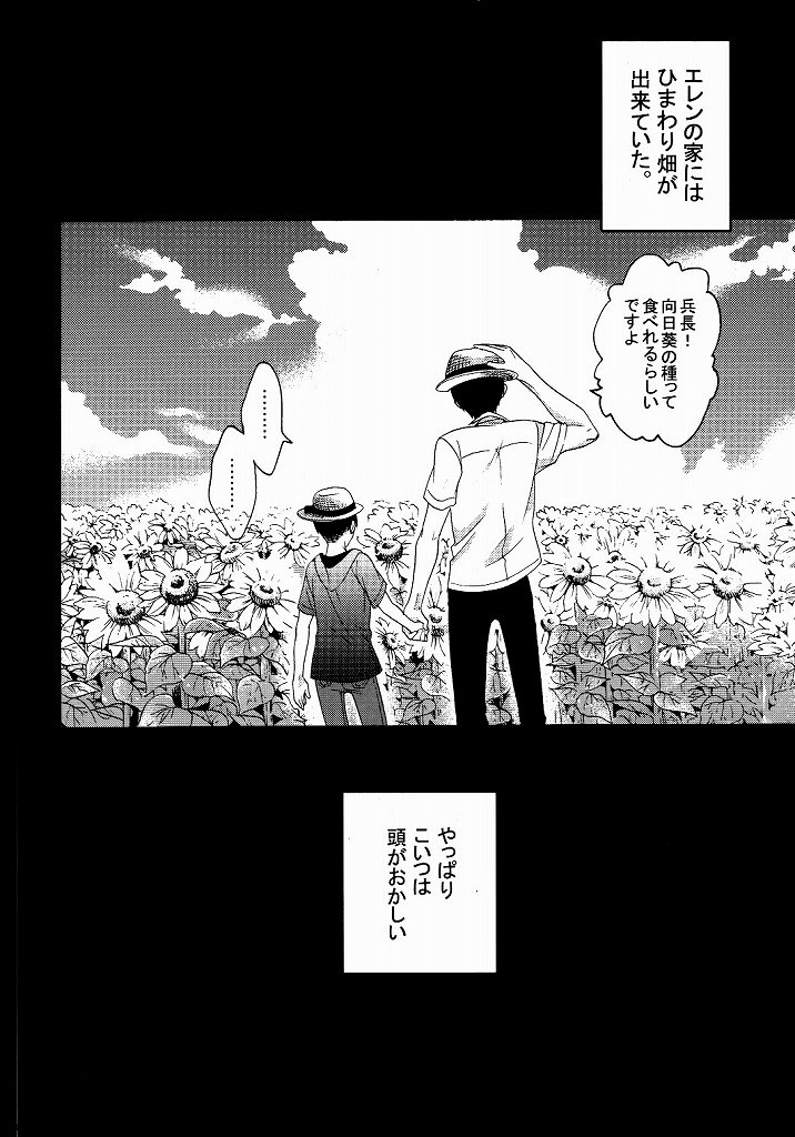 (C87) [一掃g (市梨きみ)] 向日葵の咲く冬 (進撃の巨人)