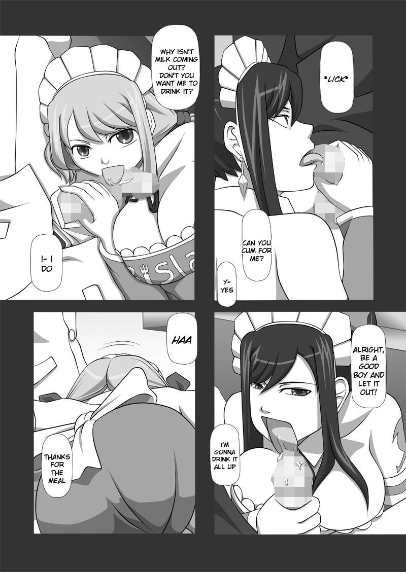 [NAVY (紀州直行)] 搾精液マシン 総集編VOL.2 (フェアリーテイル) [英訳] [DL版]