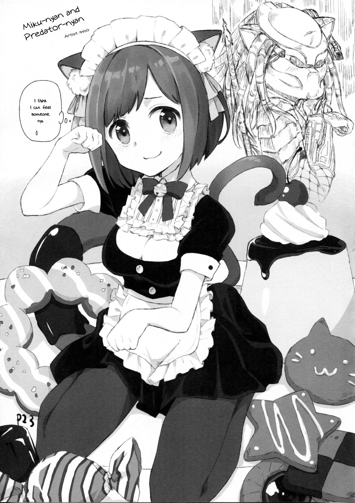 (C87) [ショクヒンテンカブツ (kuen3)] 前川みくVSプレデター (アイドルマスター シンデレラガールズ) [英訳]