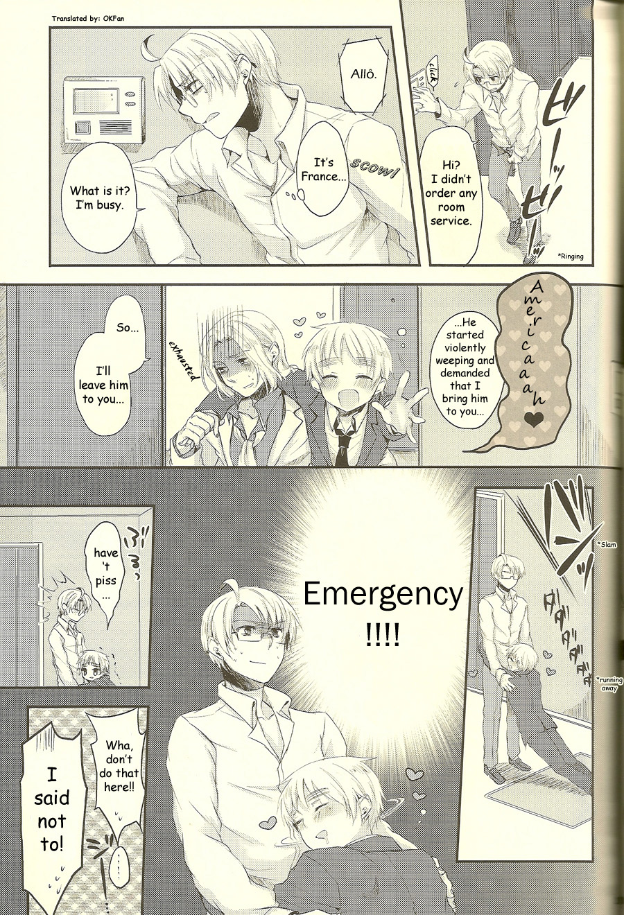[Yes,sir. (えぷ子)] 童貞よ大志を抱け!! (Axis Powers ヘタリア) [英訳]