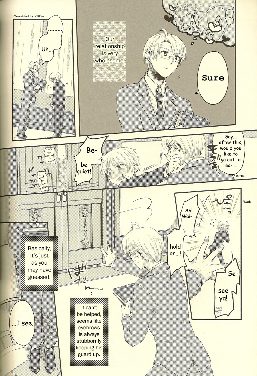 [Yes,sir. (えぷ子)] 童貞よ大志を抱け!! (Axis Powers ヘタリア) [英訳]