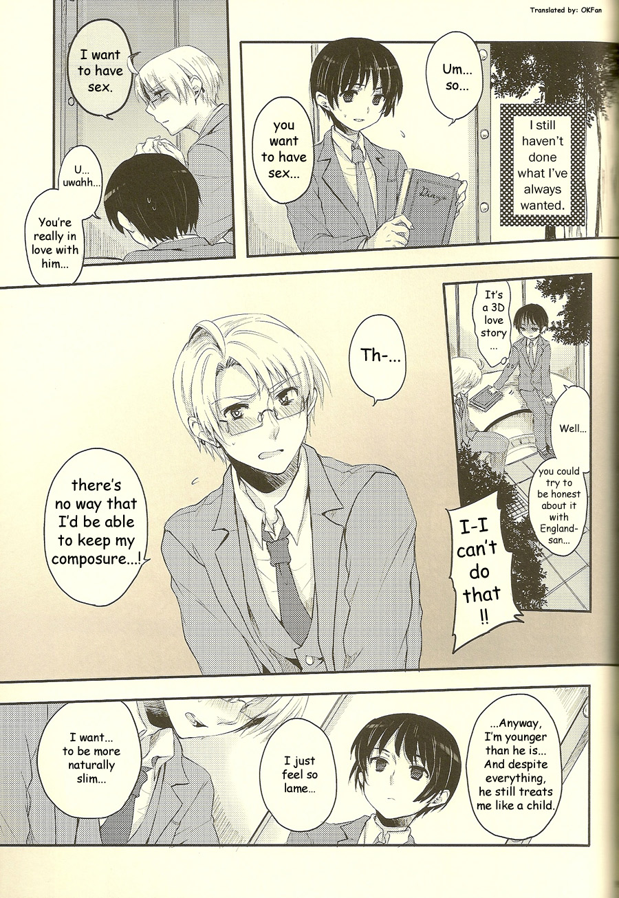 [Yes,sir. (えぷ子)] 童貞よ大志を抱け!! (Axis Powers ヘタリア) [英訳]