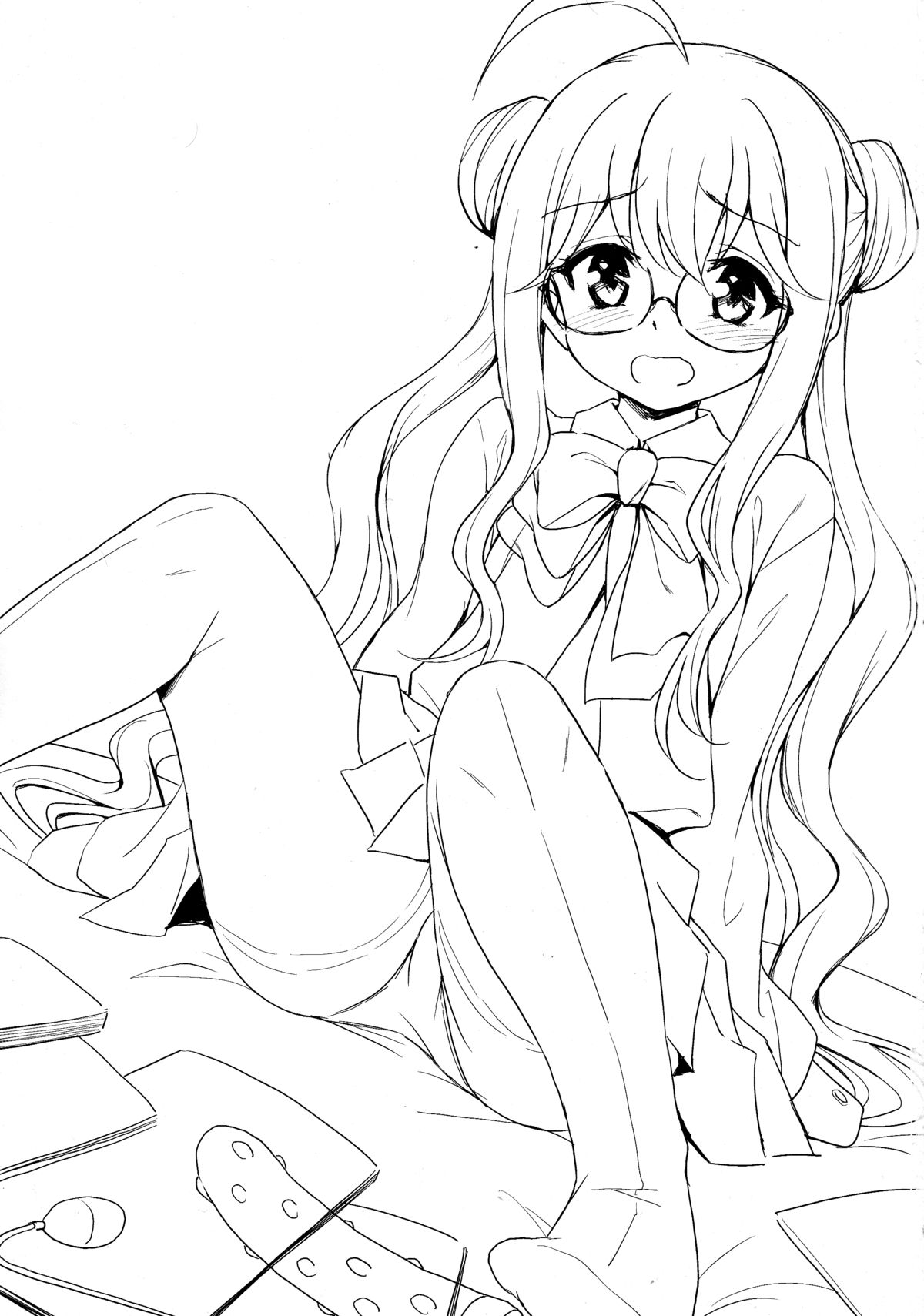 (C87) [54BURGER (まるごし)] 巻雲VSエロ本 (艦隊これくしょん -艦これ-) [中国翻訳]