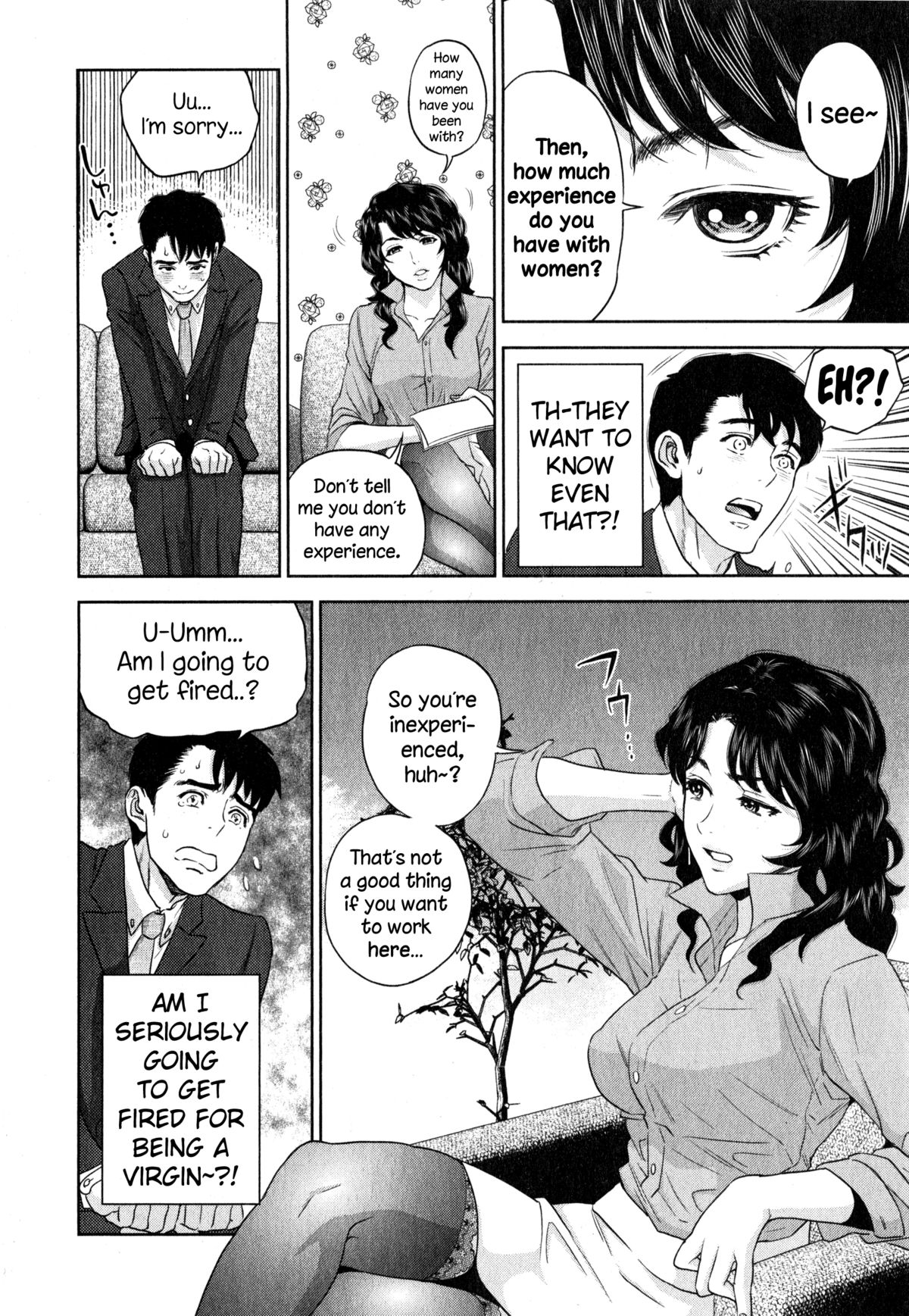 [東西] オフィスラブ・スクランブル 第1話 (コミックミルフ 2015年4月号 Vol.23) [英訳]