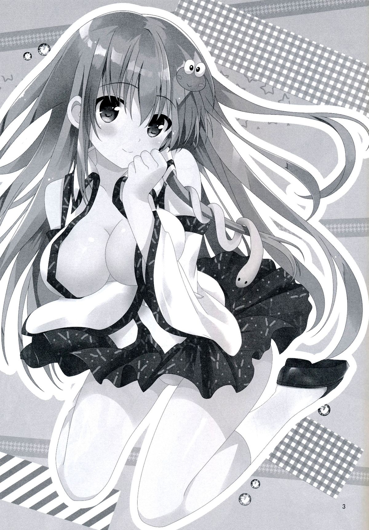 (C86) [Angel Bless (月路)] 早苗さん♥きゃわわ (東方Project) [中国翻訳]