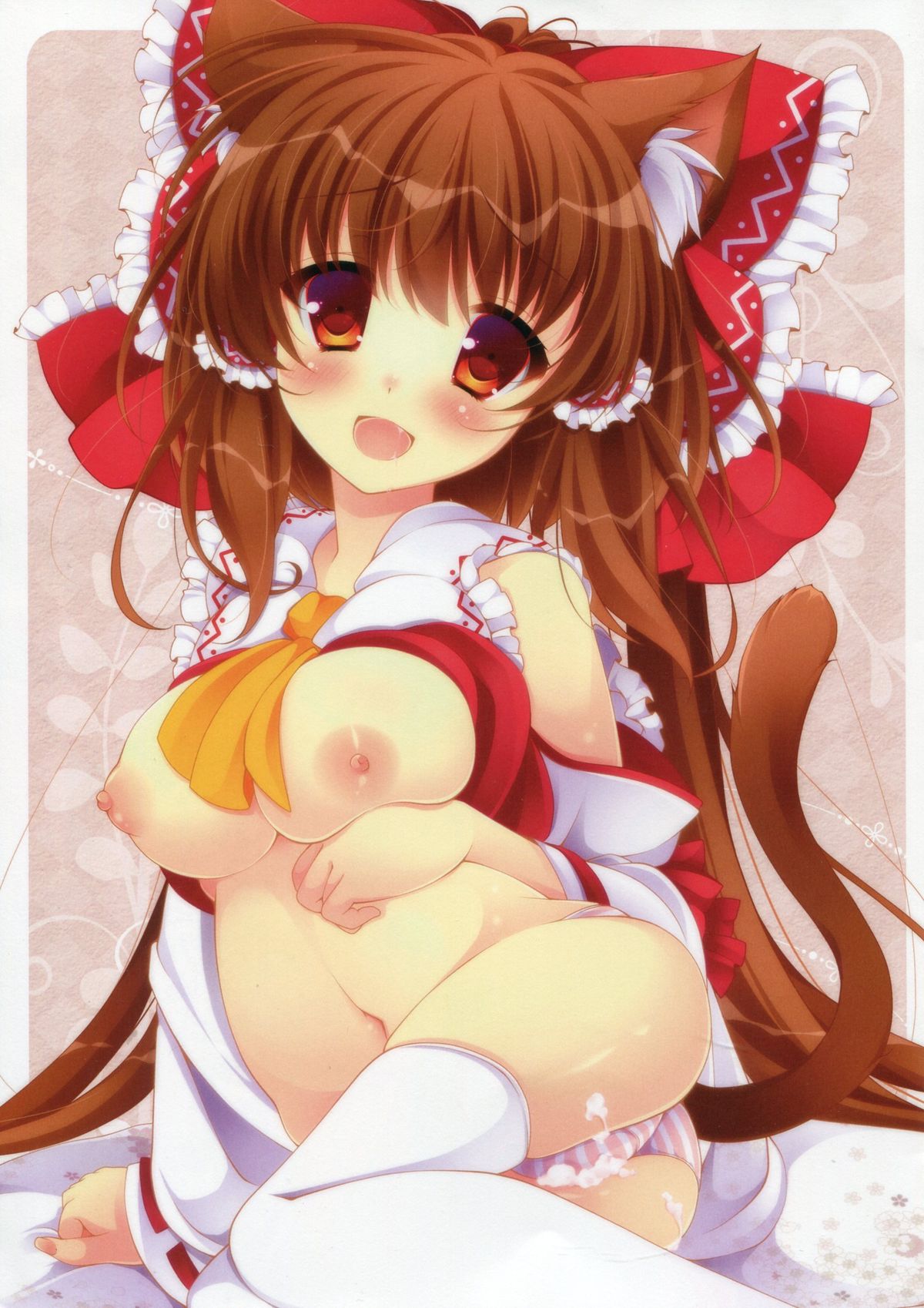 (C86) [夢乃宮 (夢宮すばる)] ねこなれいむはつじょう中 (東方Project)