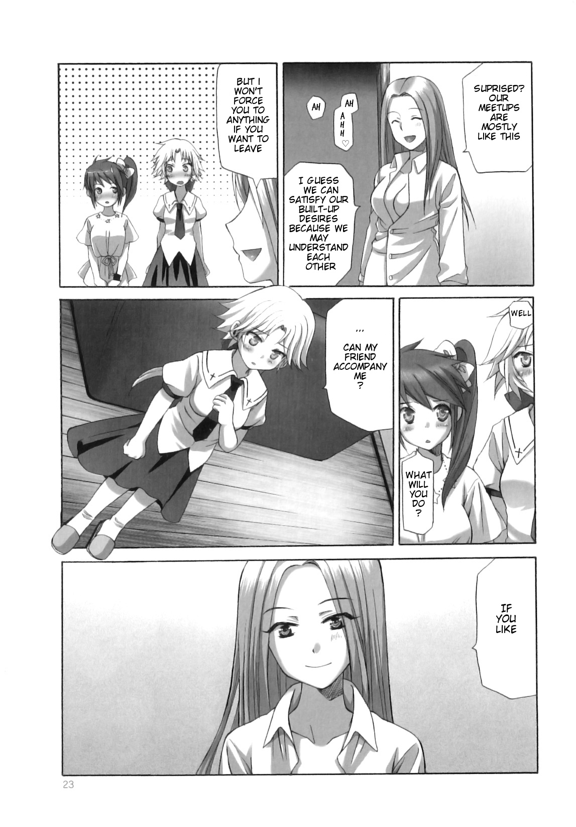 [あやかわりく] ふたなりパフェ [英訳] [無修正]