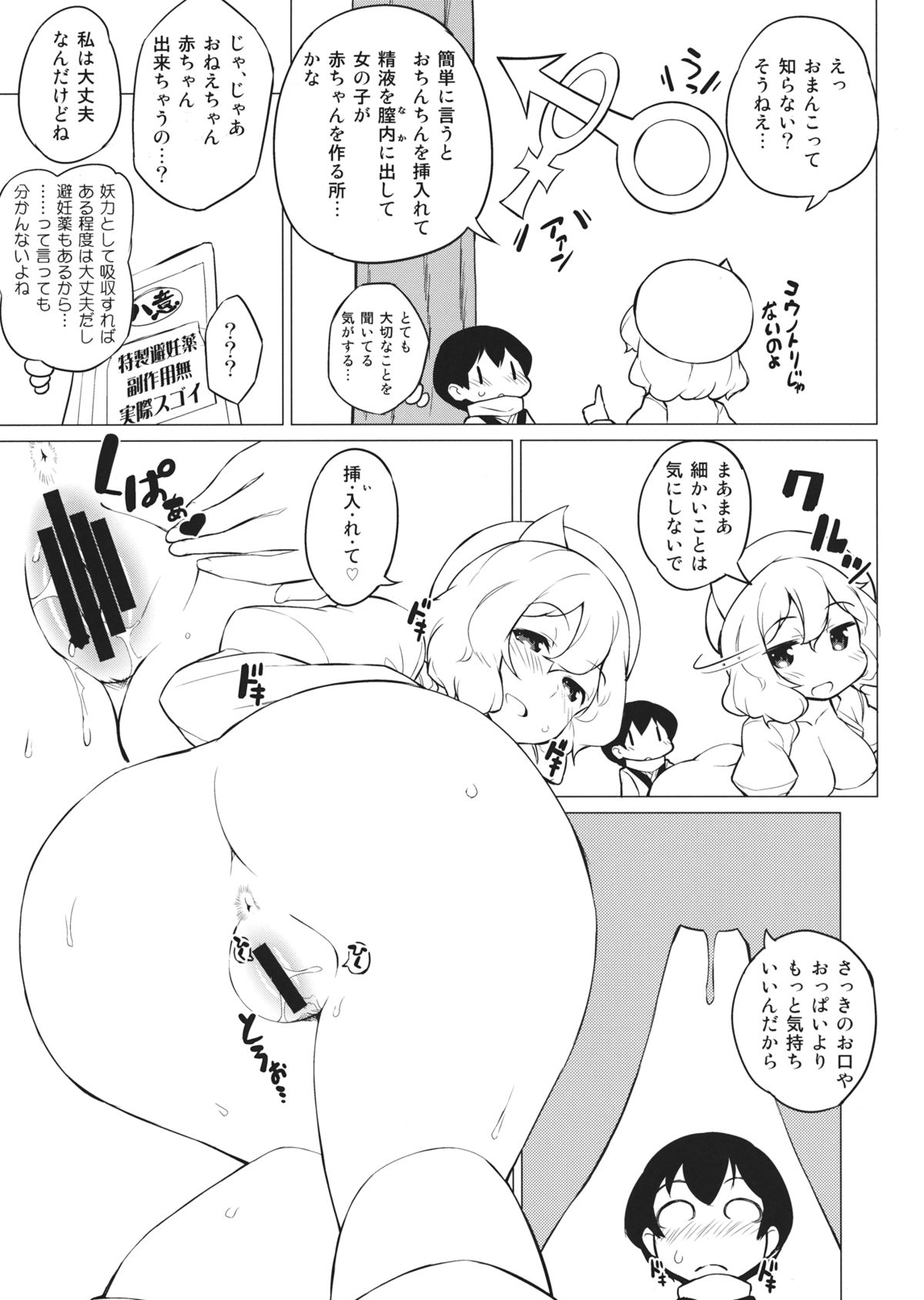 (C85) [ばつ印 (ばつ)] ×レティ～レティとショタが真冬の森の中で青姦するお話～ (東方Project)