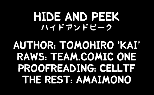 【智弘カイ】HIDEAND PEEK [英語] [amaimono]