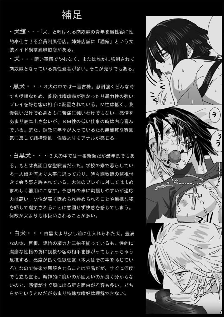 [しめさば] 鯖09:三頭の牡犬