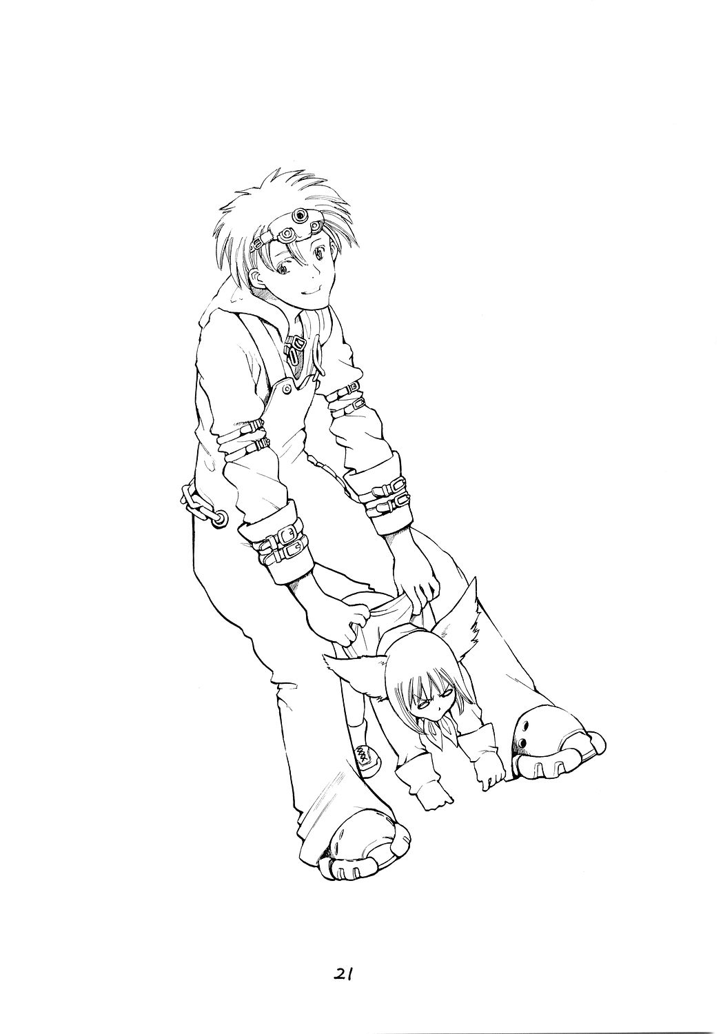 (C67) [ツカモリ倶楽部 (塚守宗士)] tukamori syuuzi world black in shdow of millia raige in mind (ギルティギア) [英訳]