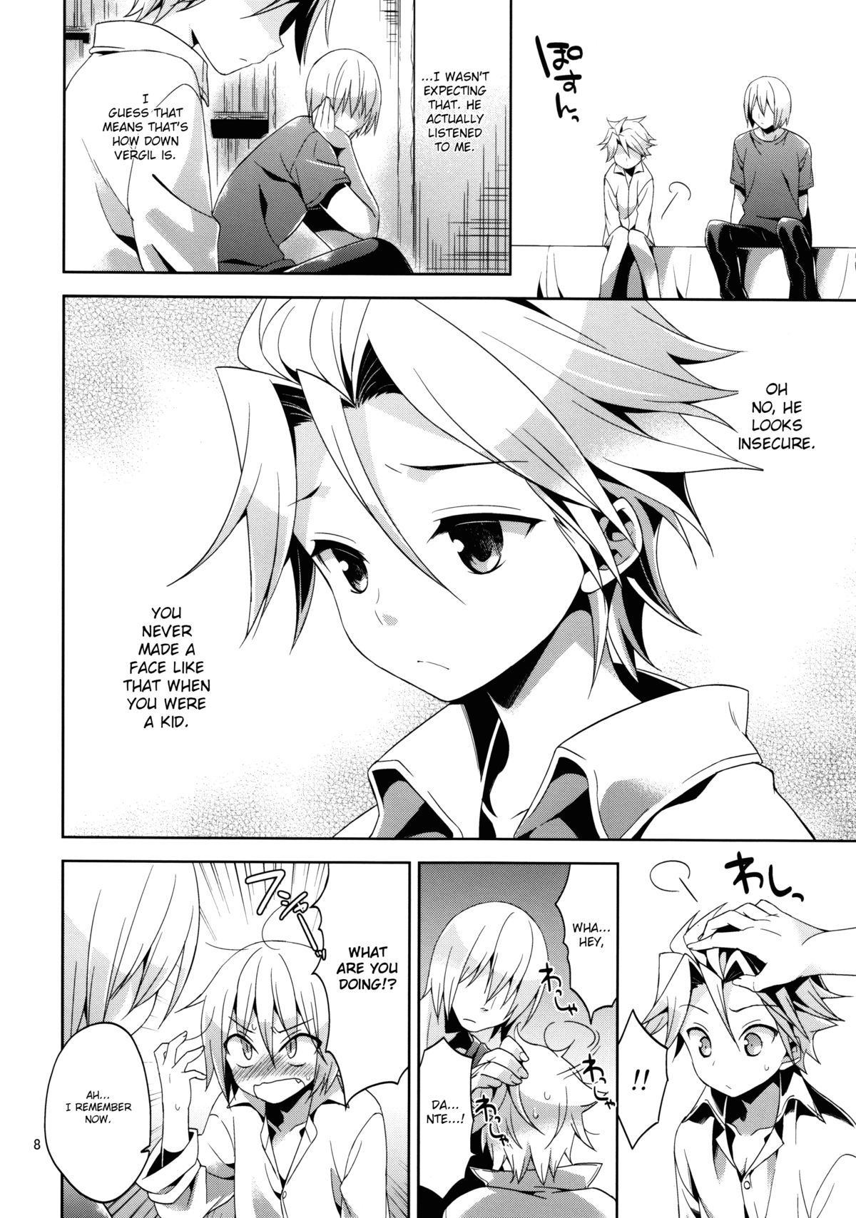 (HARUCC18) [ねこまっしぐら (カルカン子)] 俺の兄貴がなぜだか突然ちっちゃくなってしまったんだが。 (デビルメイクライ) [英訳]