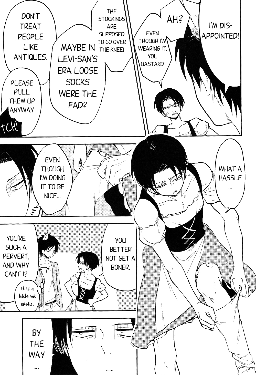 (FALL OF WALL4) [名前はまだない。 (のん)] オレのお願いきいてくれますよね♥ (進撃の巨人) [英訳]