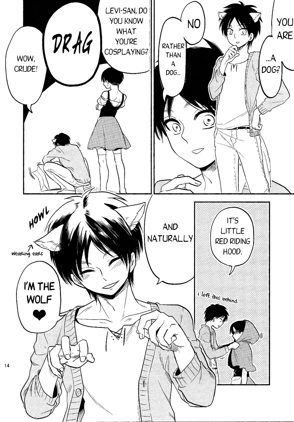 (FALL OF WALL4) [名前はまだない。 (のん)] オレのお願いきいてくれますよね♥ (進撃の巨人) [英訳]