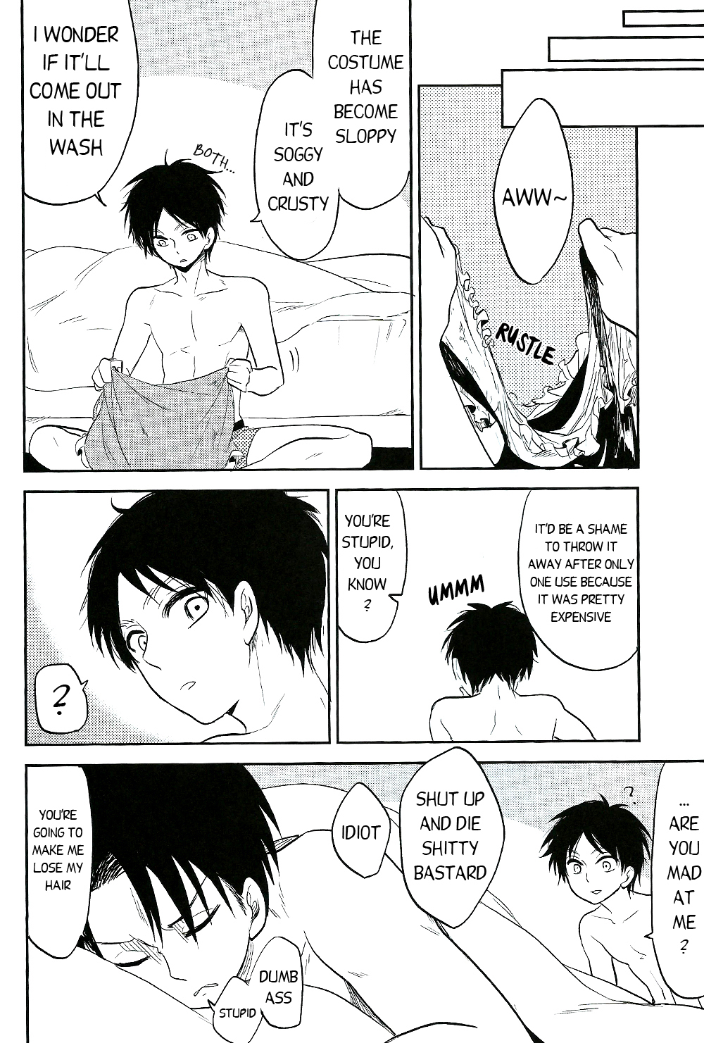 (FALL OF WALL4) [名前はまだない。 (のん)] オレのお願いきいてくれますよね♥ (進撃の巨人) [英訳]