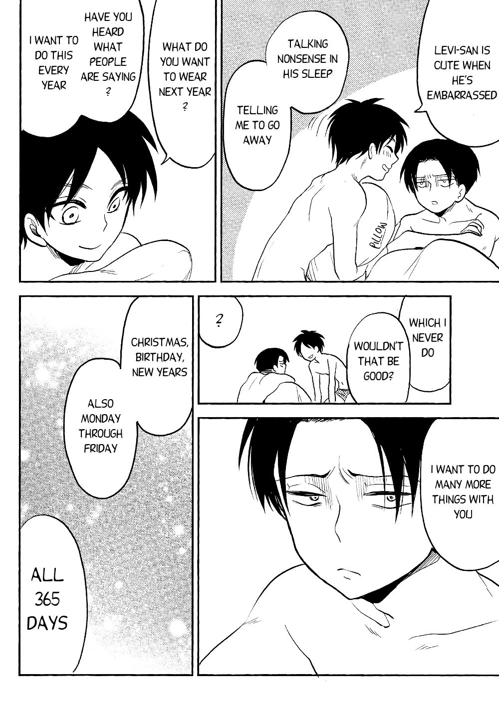 (FALL OF WALL4) [名前はまだない。 (のん)] オレのお願いきいてくれますよね♥ (進撃の巨人) [英訳]