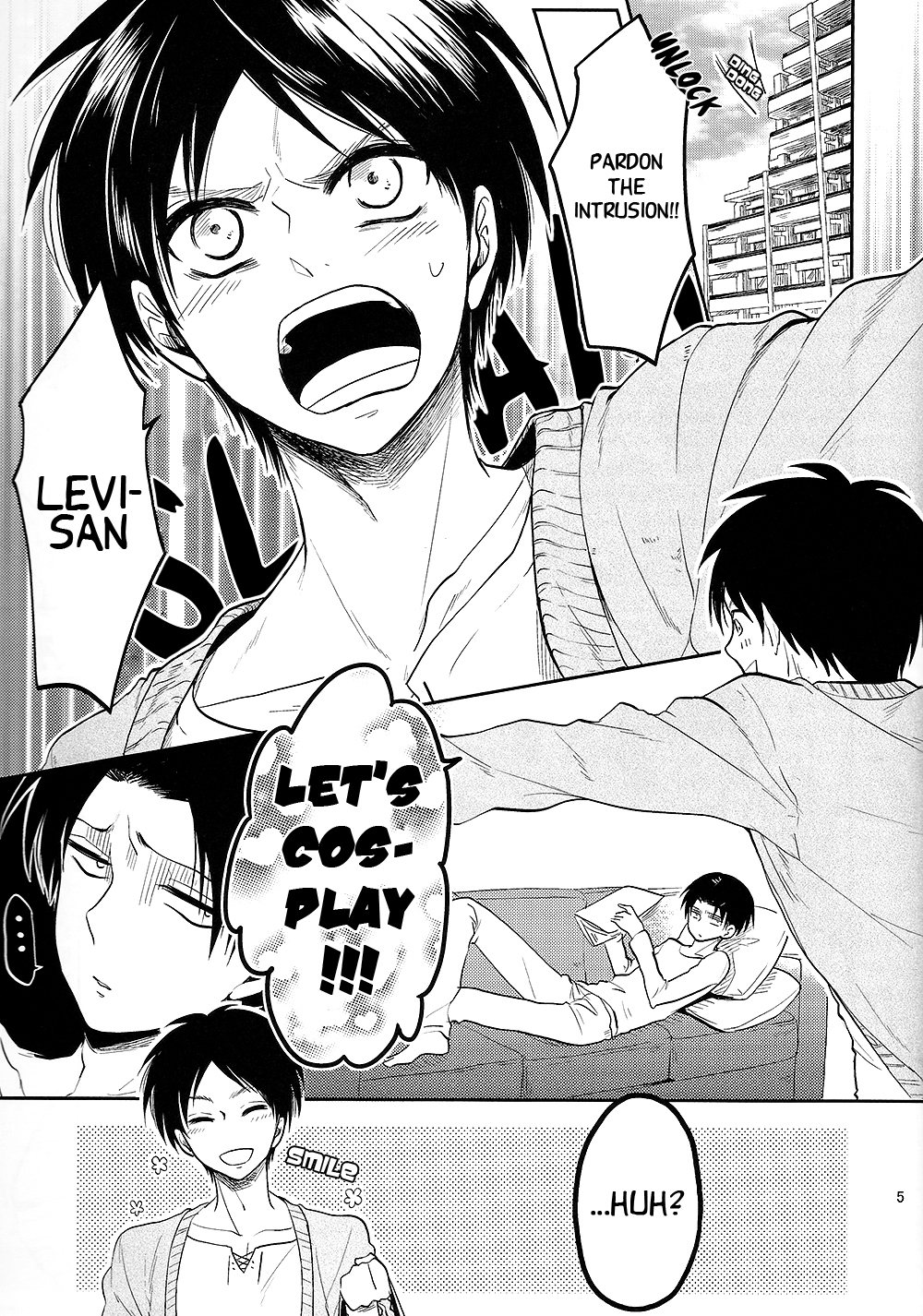 (FALL OF WALL4) [名前はまだない。 (のん)] オレのお願いきいてくれますよね♥ (進撃の巨人) [英訳]