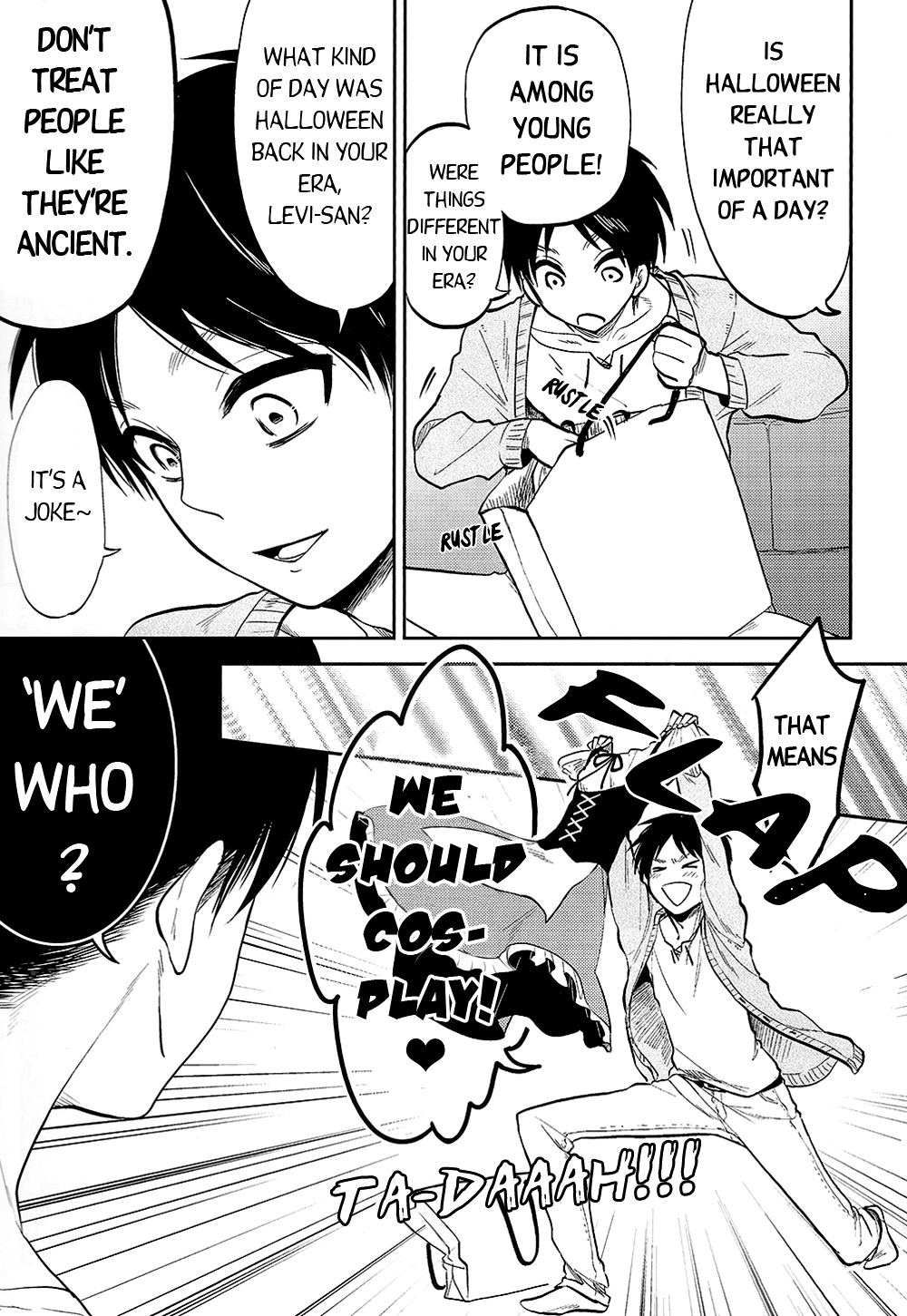 (FALL OF WALL4) [名前はまだない。 (のん)] オレのお願いきいてくれますよね♥ (進撃の巨人) [英訳]