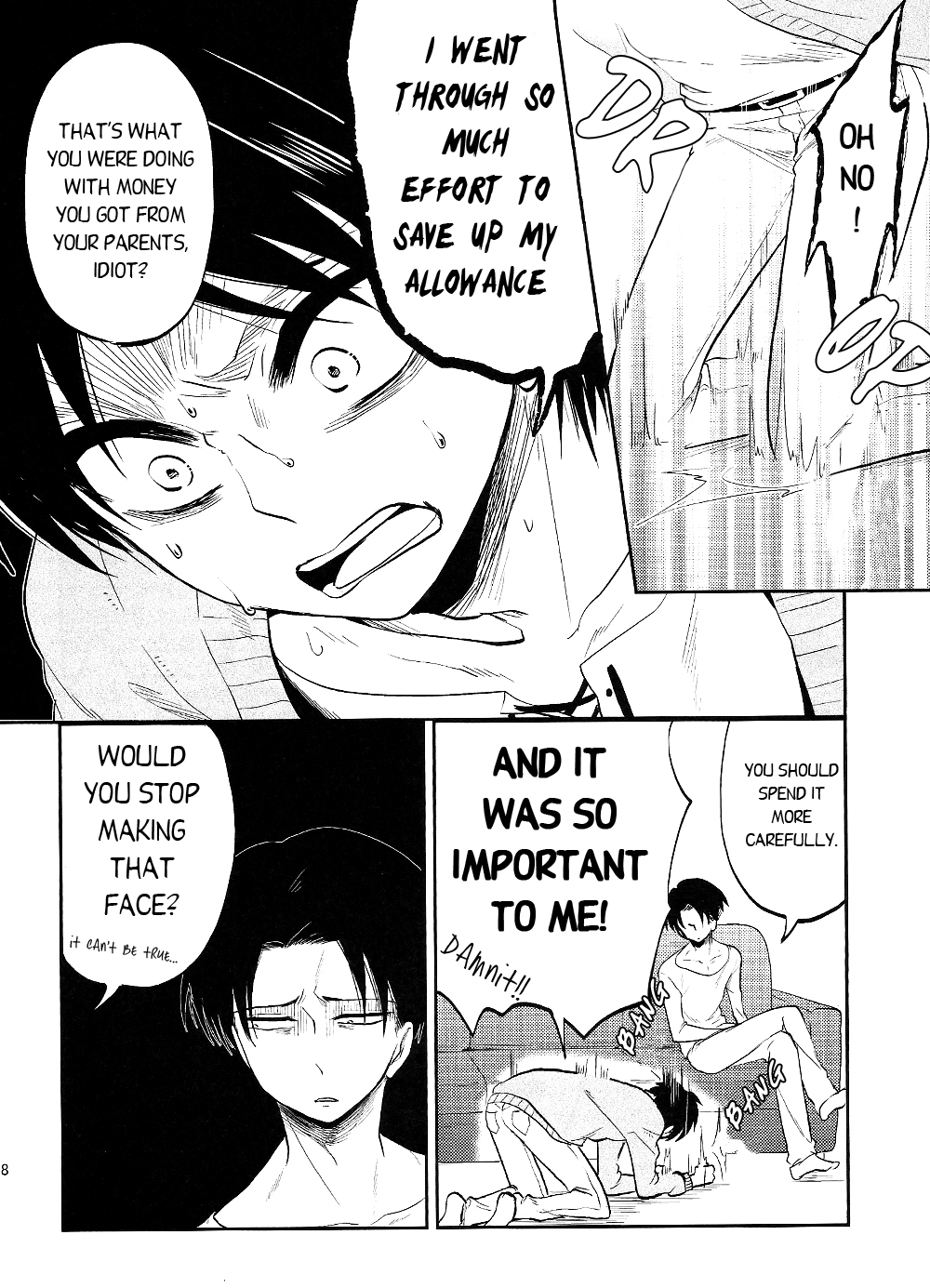 (FALL OF WALL4) [名前はまだない。 (のん)] オレのお願いきいてくれますよね♥ (進撃の巨人) [英訳]