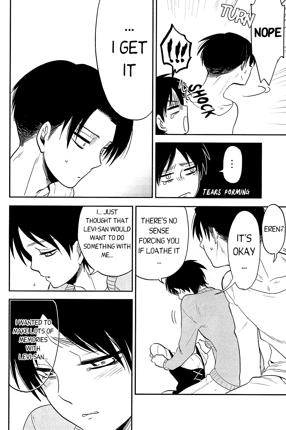 (FALL OF WALL4) [名前はまだない。 (のん)] オレのお願いきいてくれますよね♥ (進撃の巨人) [英訳]