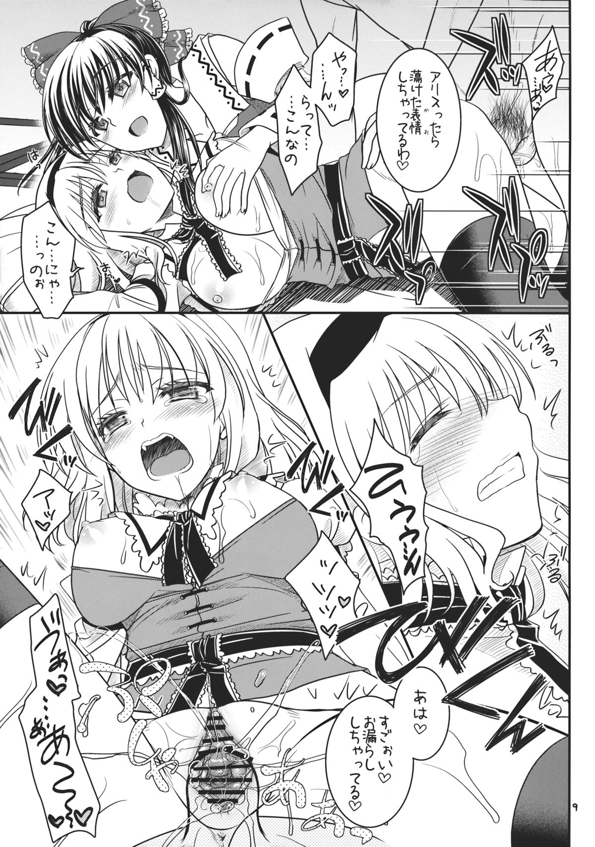 (紅楼夢9) [いいわけ会社 (樹宮匡平)] 霊夢とアリスと・・・ (東方Project)