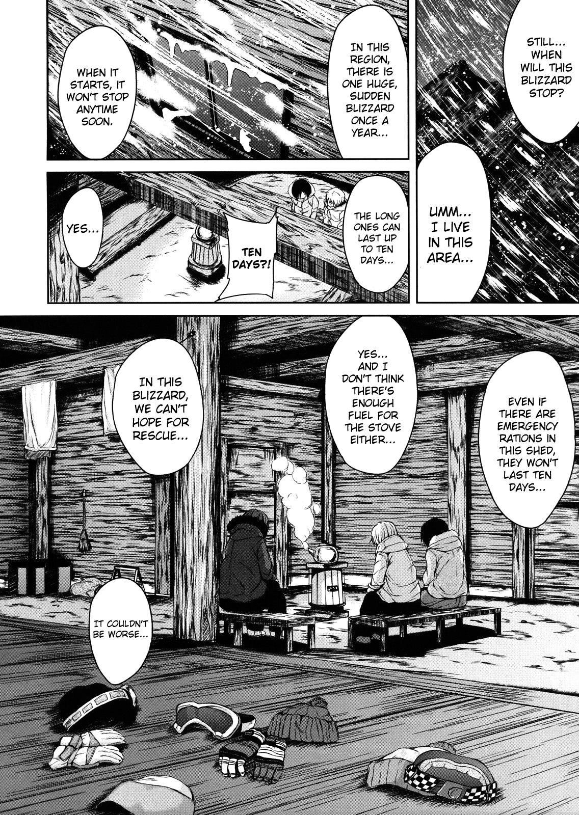 [立花オミナ] 雪山♥ハーレム (COMIC MUJIN 2013年1月号) [英訳]
