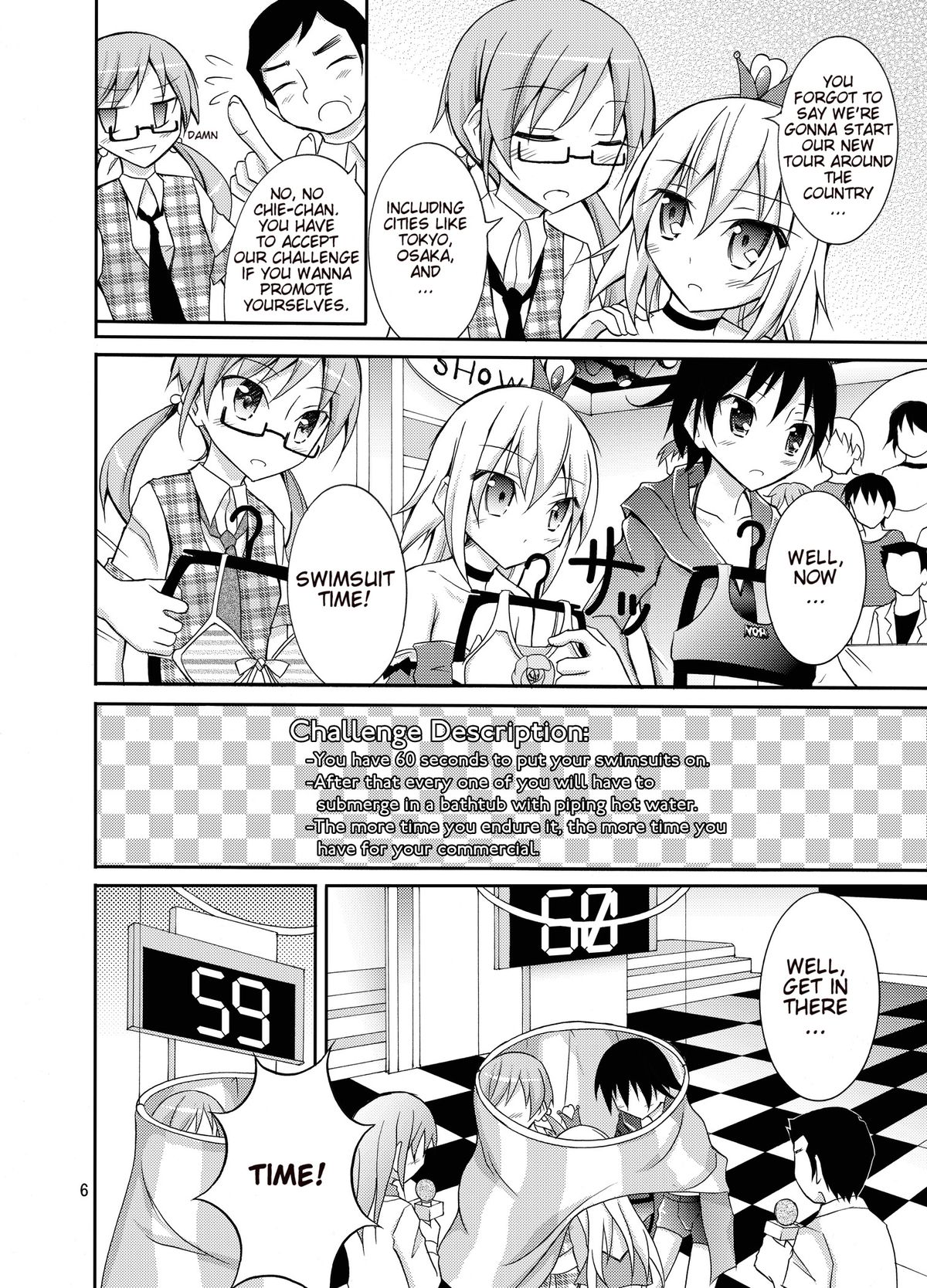 [日本ダンディ (松野すすむ)] アイドルが芸人並にカラダを張る本 [英訳] [DL版]