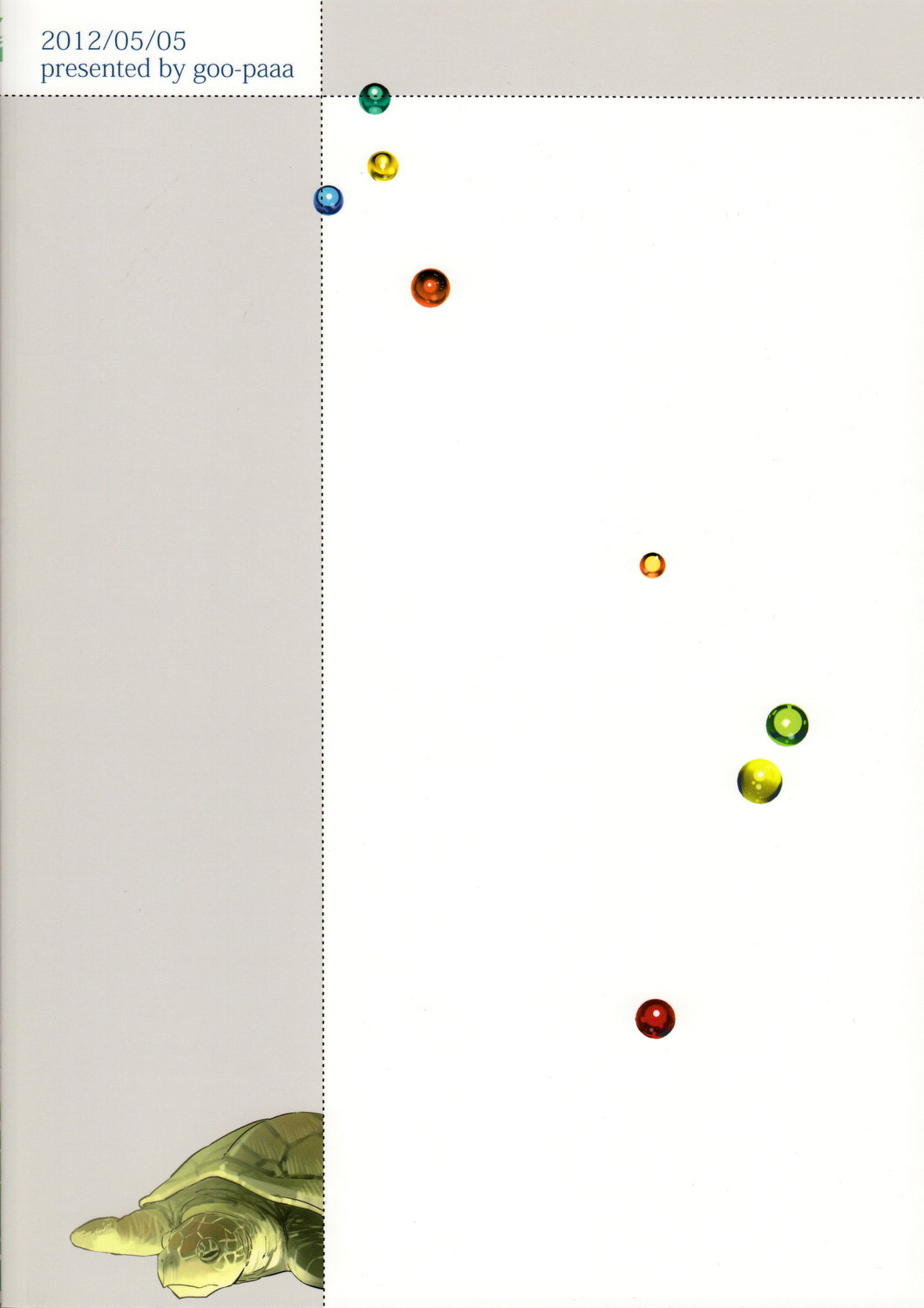 (コミティア100) [goo-paaa (おちゃ)] oasis siesta -うみがめ編- [英訳]