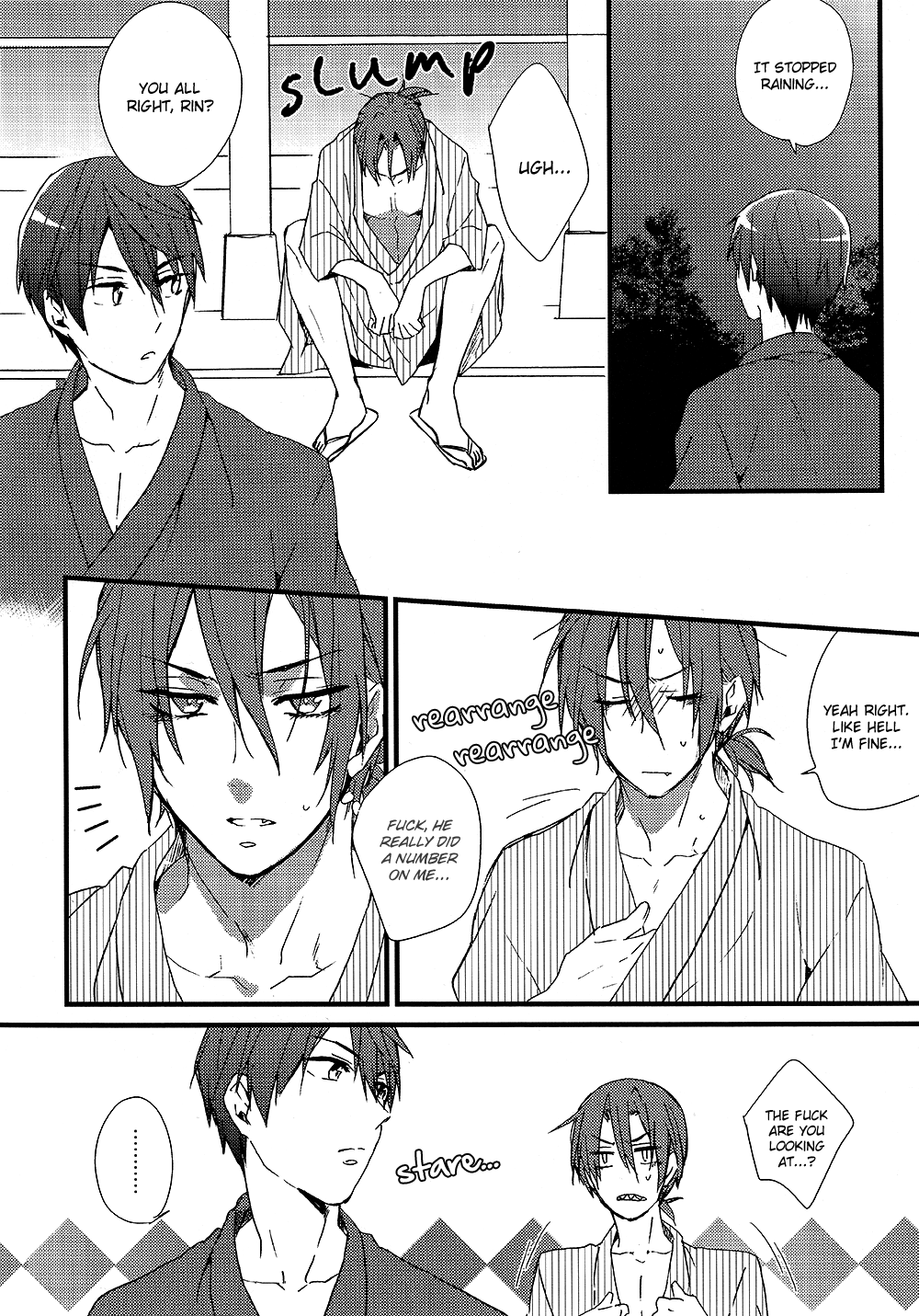(GOOD COMIC CITY 20) [SKYJACK (北島)] なつのけもの (Free!) [英訳]