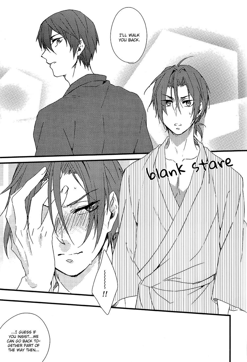 (GOOD COMIC CITY 20) [SKYJACK (北島)] なつのけもの (Free!) [英訳]