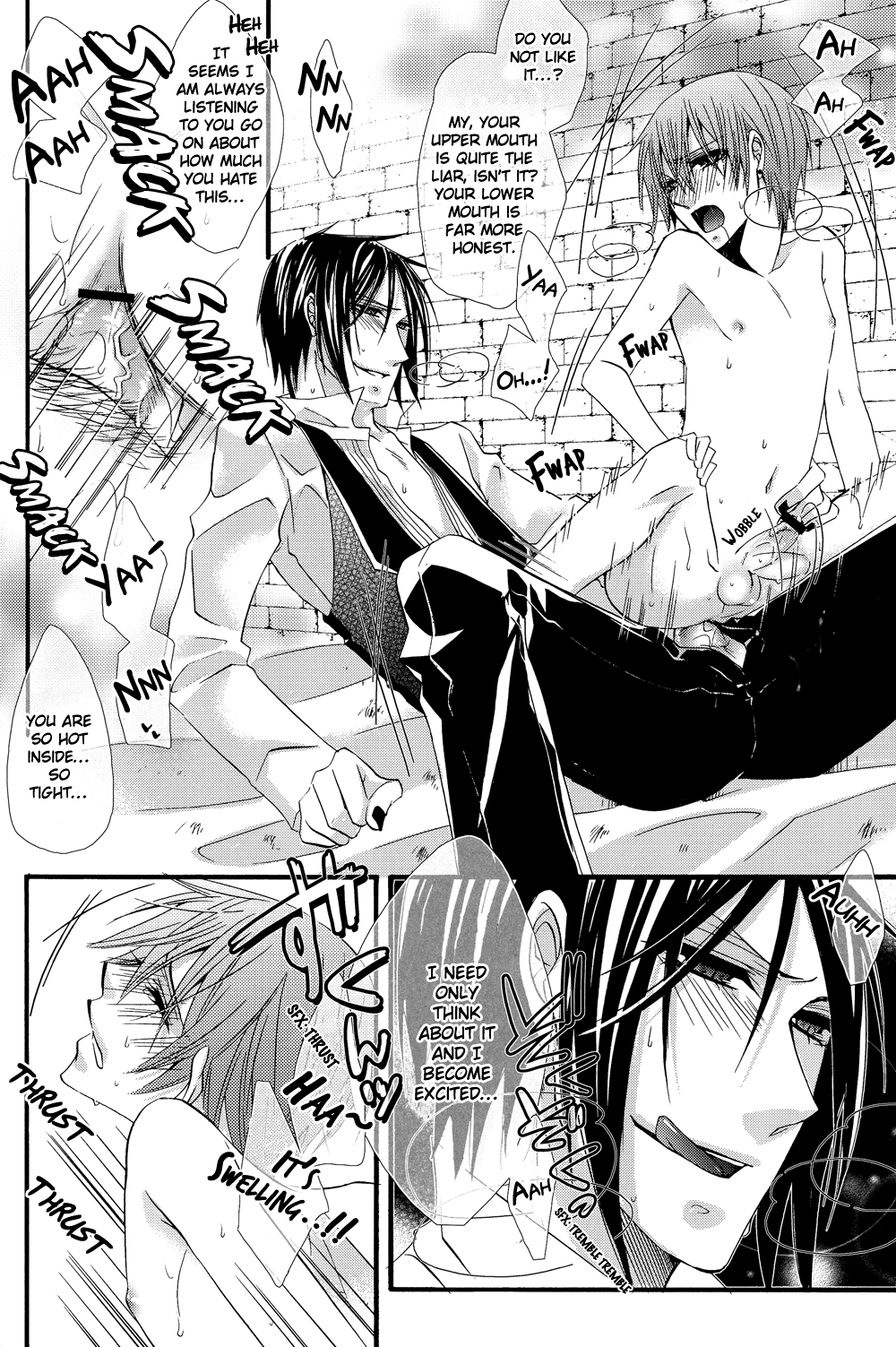 [ぴんくのこねこ (なおきち。)] Cage (黒執事) [英訳]
