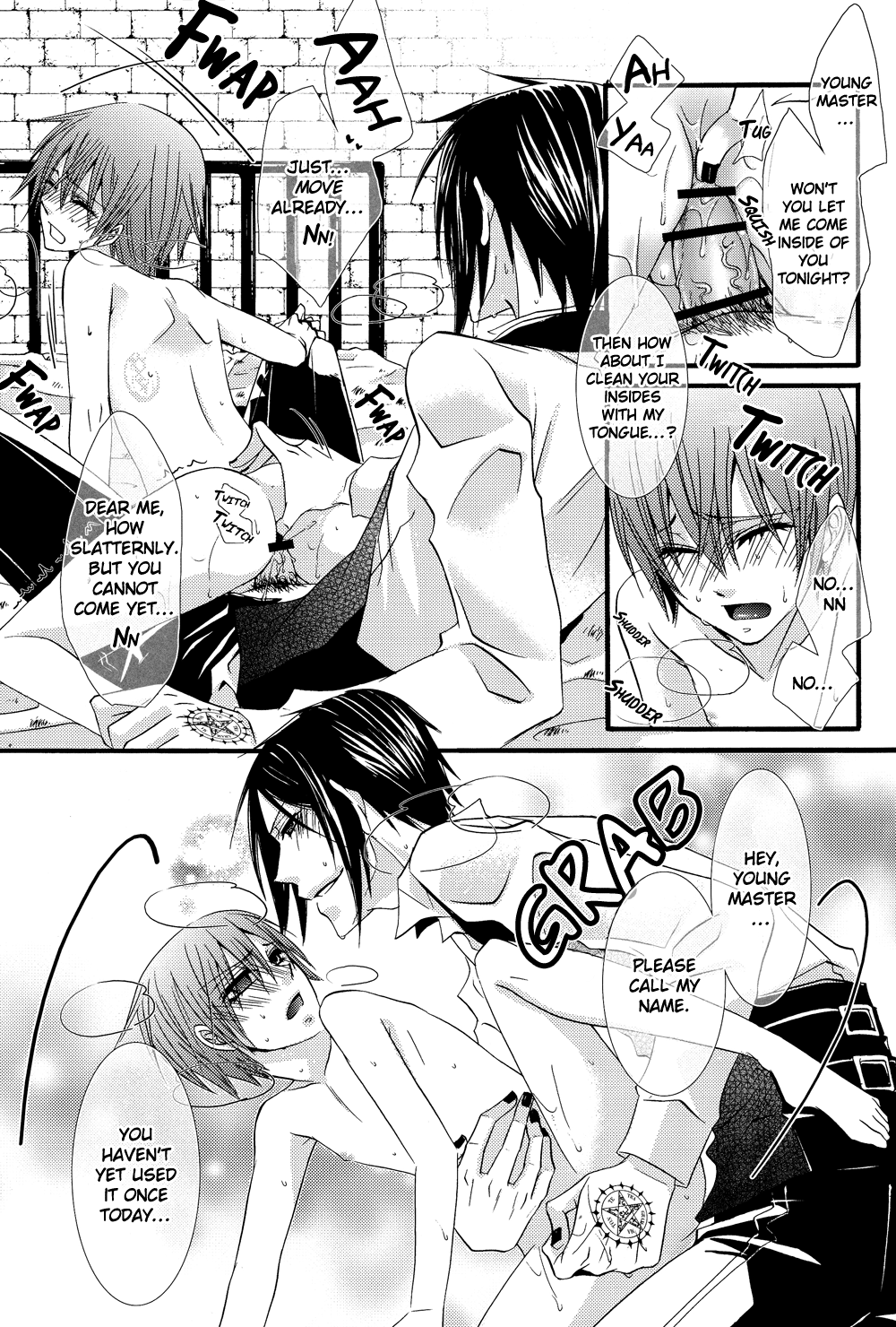 [ぴんくのこねこ (なおきち。)] Cage (黒執事) [英訳]