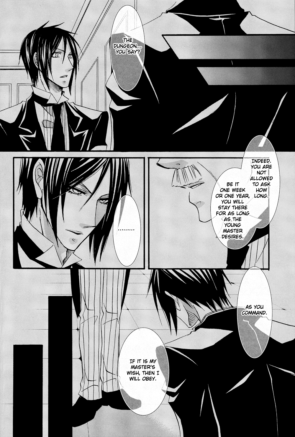 [ぴんくのこねこ (なおきち。)] Cage (黒執事) [英訳]