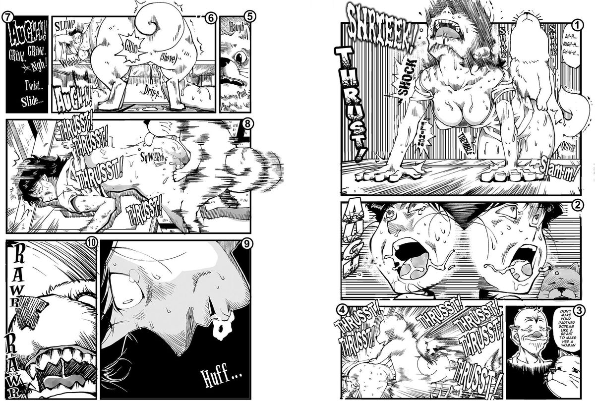 [もじゃ夫] は○めの一歩のお母さんと犬