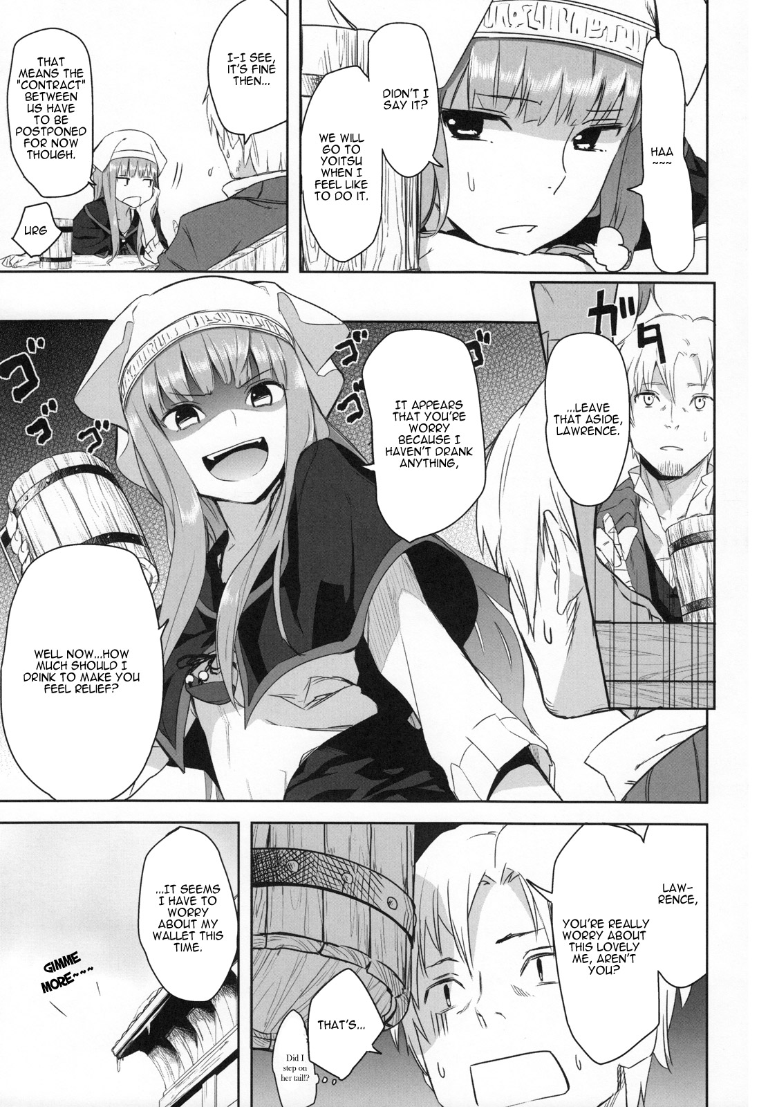 (C83) [アジサイデンデン (川上六角、小鳥遊レイ)] Harvest II (狼と香辛料) [英訳]