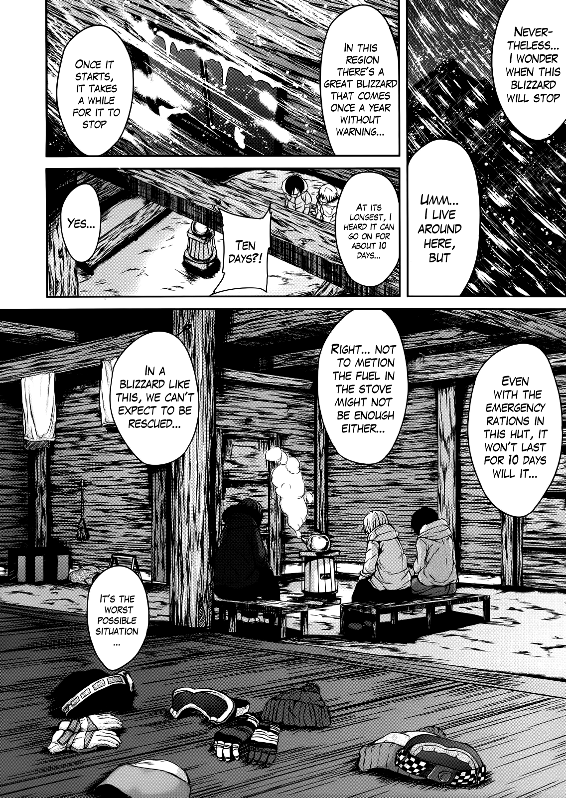 [立花オミナ] 雪山♡ハーレム (COMIC MUJIN 2013年1月号) [英訳]