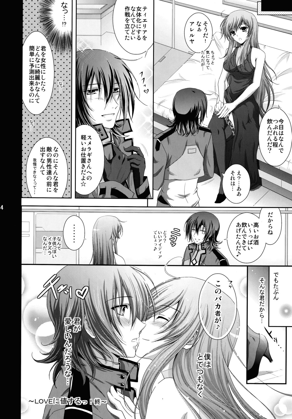 (COMIC1☆3) [アクアドライバー (あいのせりん, あさの亜依)] LOVEに値するっ! (ガンダム00) [DL版]