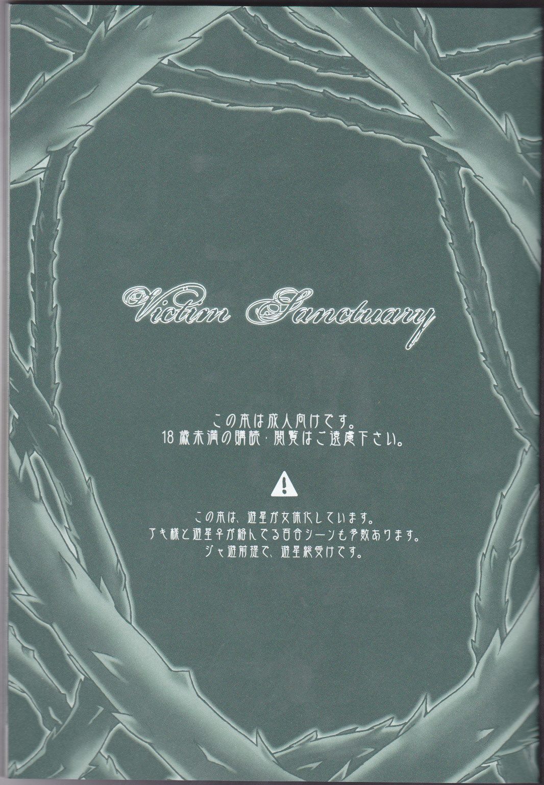 (C75) [蒼イロのえのぐ (鐘井楊)] Victim Sanctuary (遊☆戯☆王5D's)