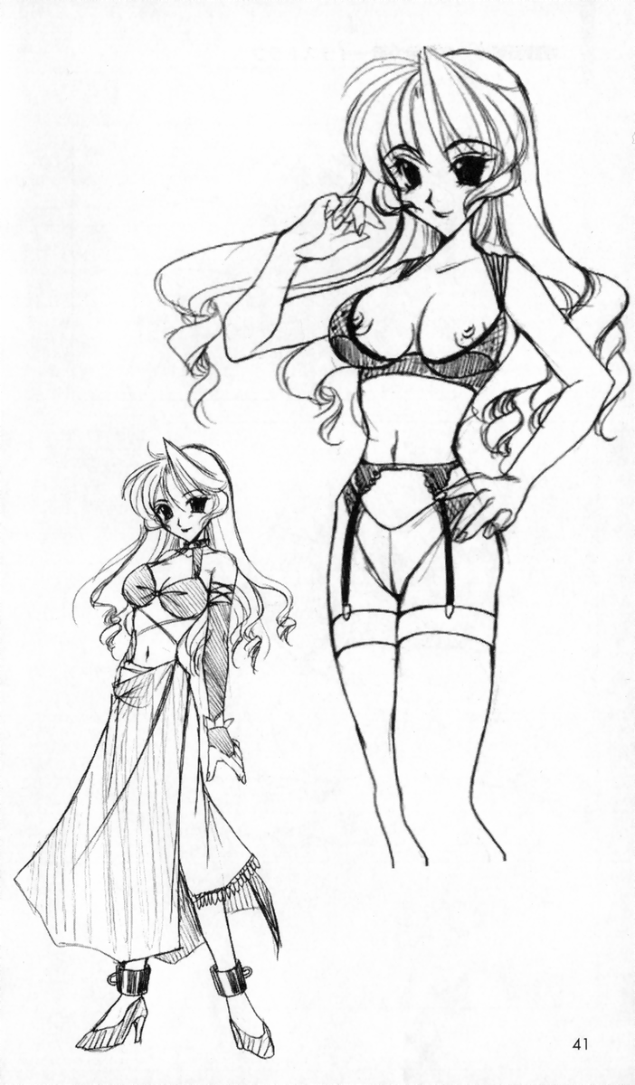 [アンソロジー] 秘蔵イラスト集 (二次元ドリームノベルズ100 記念特典)